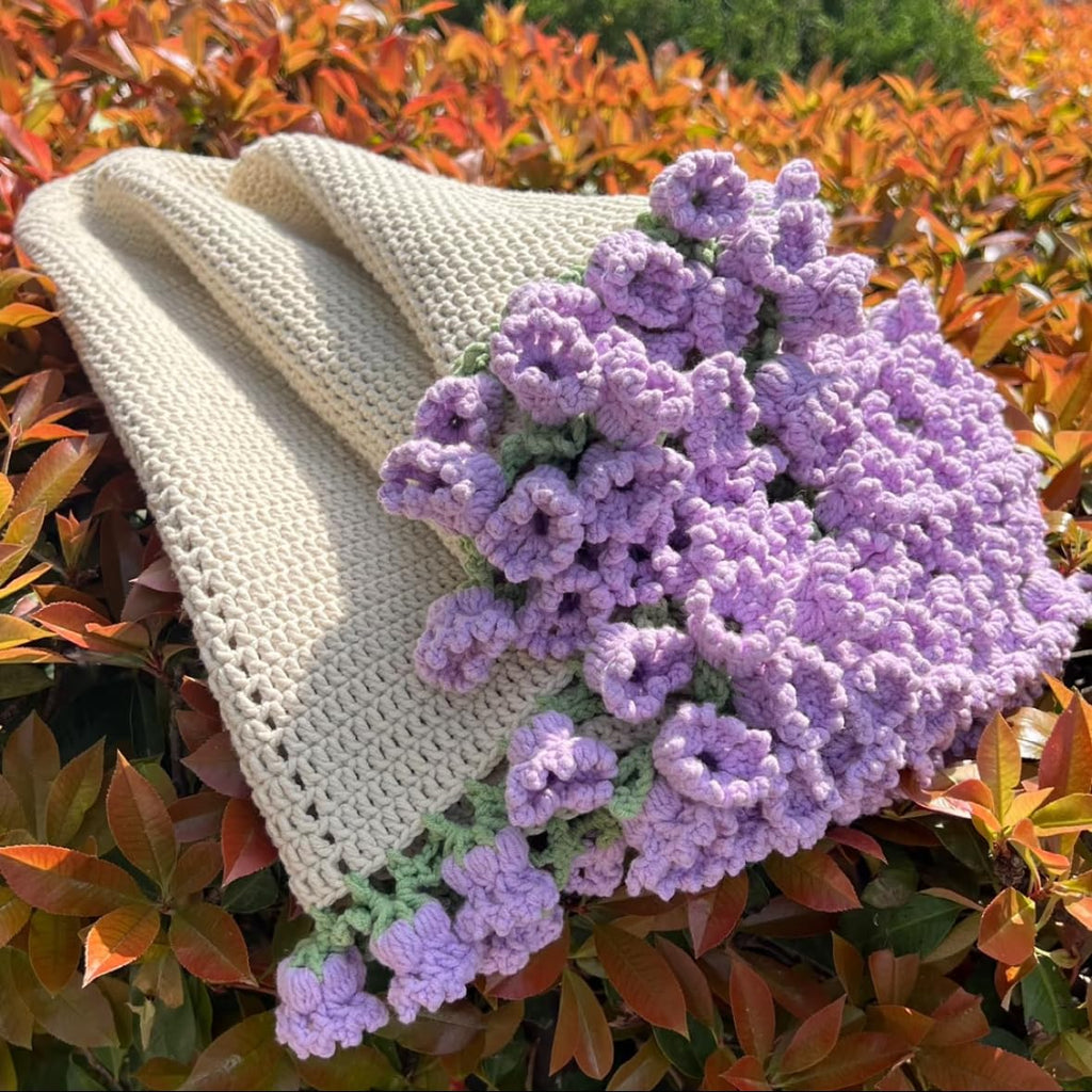 2-in-1 Handmade Crochet Magic Bloom Blanket