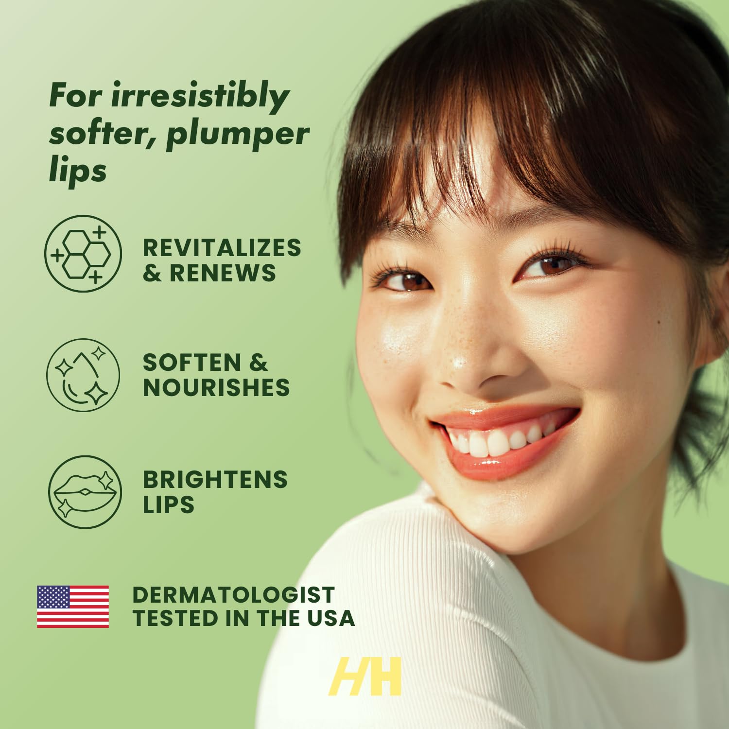 Handmade Heroes Peppermint Lip Scrub - 100% Natural Vegan Conditioning Lip Exfoliator & Sugar Polish for Dry Chapped Lips - Lip Plumper & Hydrating Lip Therapy for Smooth Supple Lips 1 oz