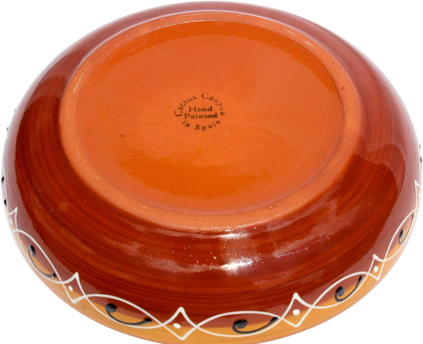 Cactus Canyon Ceramics Spanish Terracotta Small Serving Dish, Red