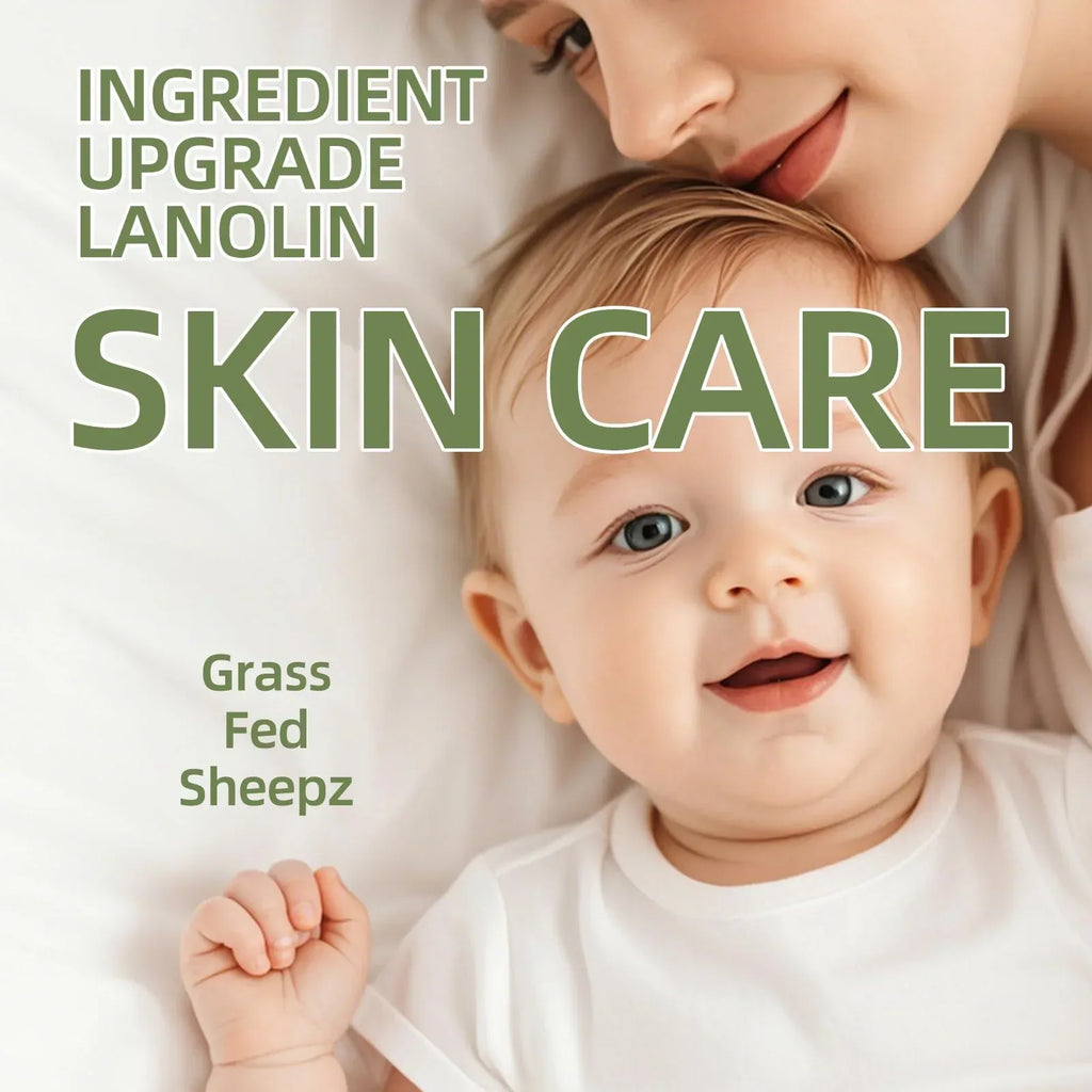 CHIALING Handmade Lanolin - 100% Pure Natural Australian Lanolin Cream - Made in USA - USP Grade Moisturizer for Dry/Cracked Skin, Nipple Discomfort, Lip Hydration & Eczema | Unscented, Additive-Free(3.5 oz) - Handmade Lifestyle Shop