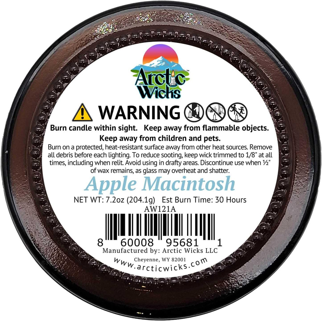 Vanilla Bourbon Candle | Arctic Wicks 9oz Coconut & Beeswax Candles | Scented Non-Toxic Candles for Fall, Winter, Holidays, Gifts For Him, Whiskey Bourbon, Vanilla Candle | USDA Certified Biobased