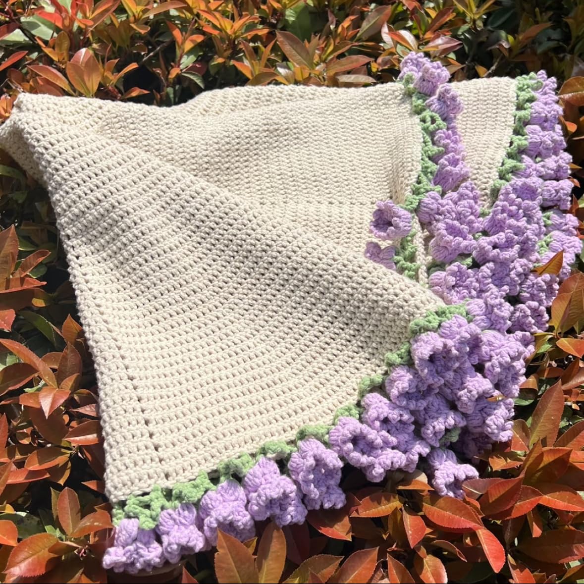 2-in-1 Handmade Crochet Magic Bloom Blanket