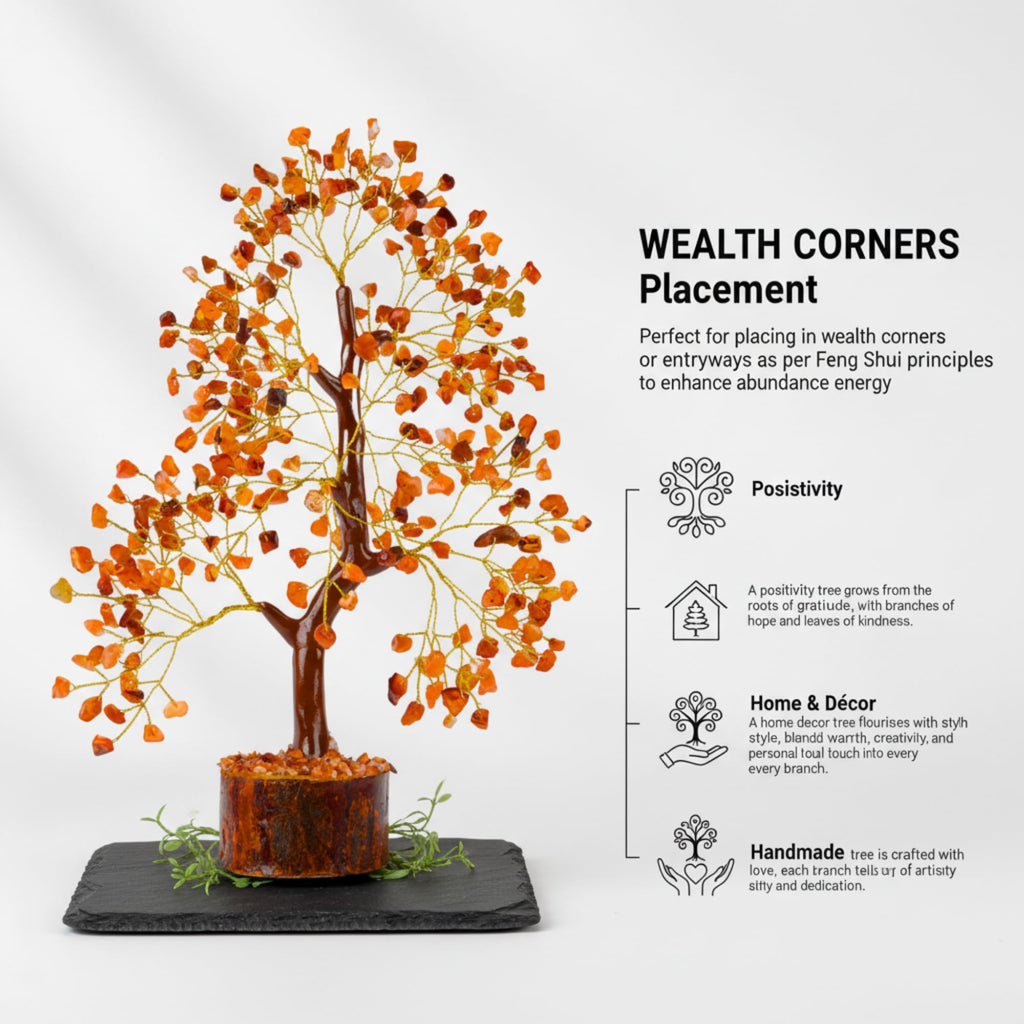 7 Chakra Healing Crystal Tree Kit, Bracelet, Pendant, Necklaces, Handmade Gemstone Money Bonsai Tree of Life Feng Shui Decor for Home Office, Positive Energy, Reiki Healing, for Women