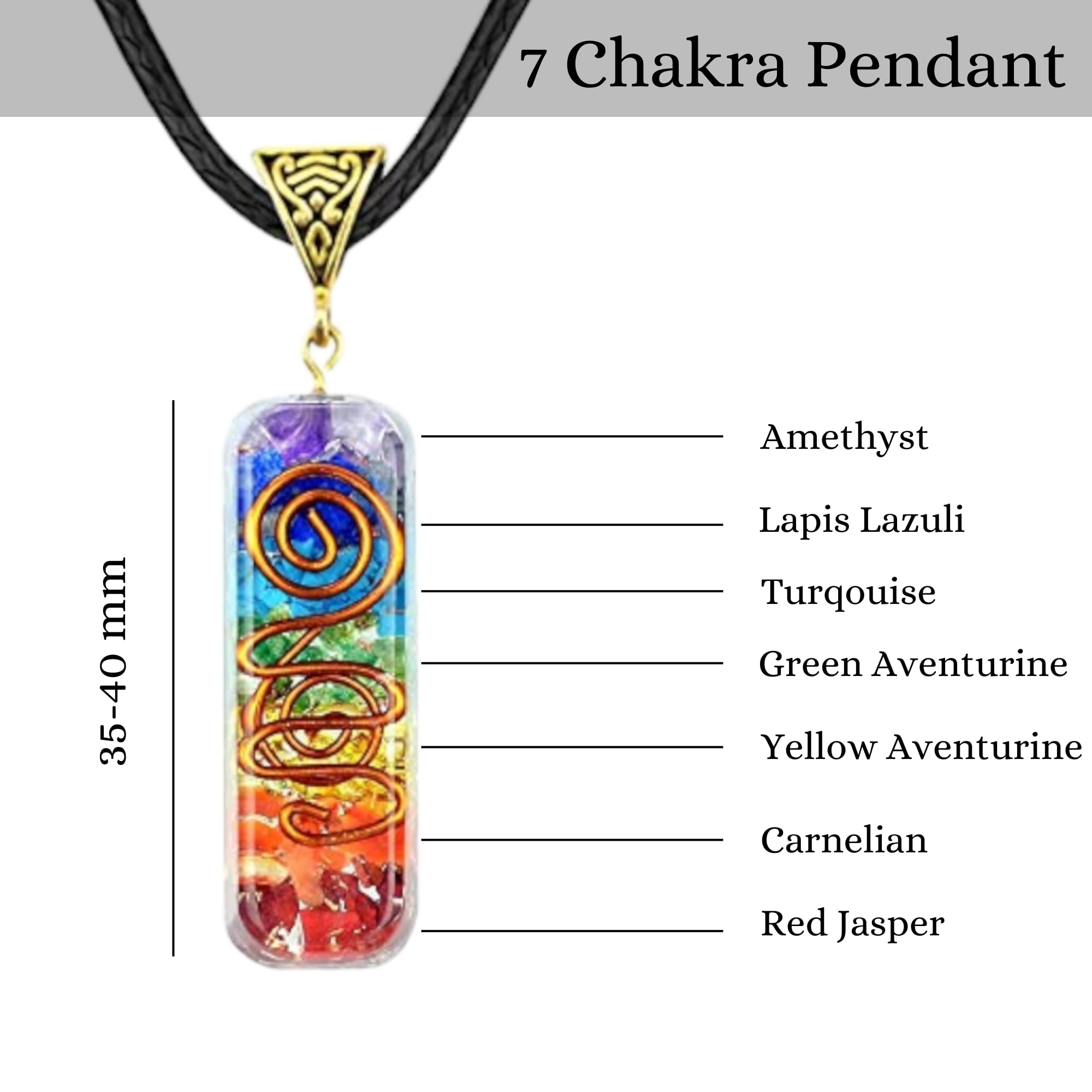 7 Chakra Healing Crystal Tree Kit, Bracelet, Pendant, Necklaces, Handmade Gemstone Money Bonsai Tree of Life Feng Shui Decor for Home Office, Positive Energy, Reiki Healing, for Women