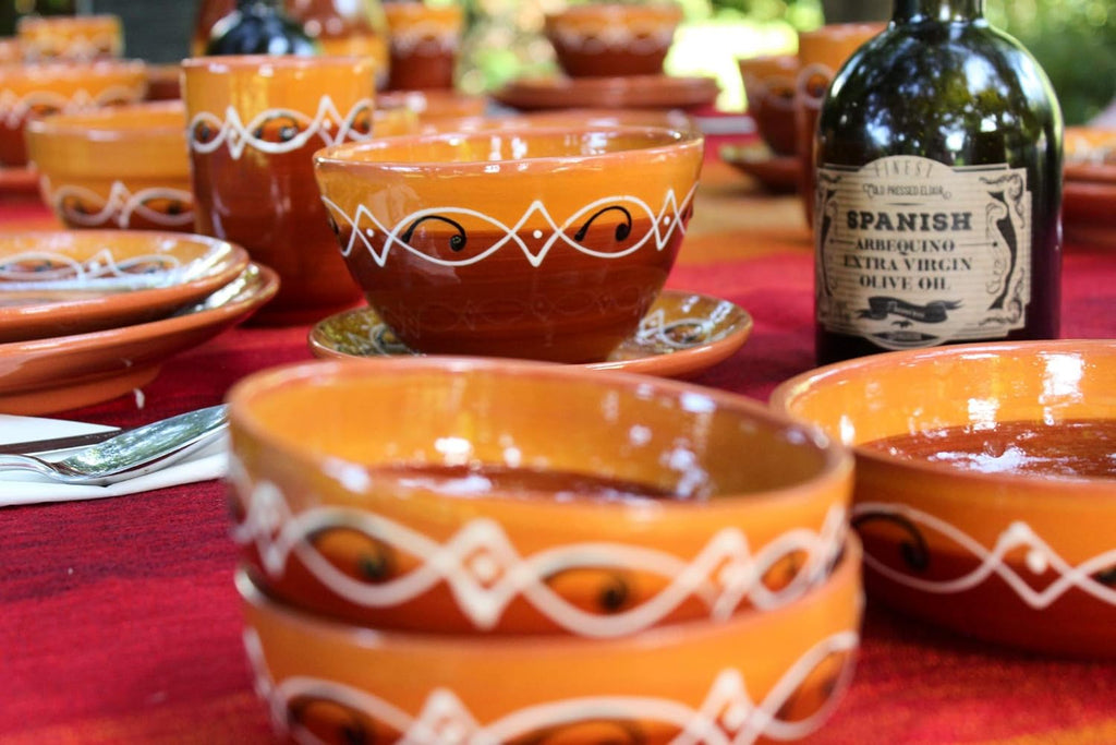 Cactus Canyon Ceramics Spanish Terracotta Small Serving Dish, Red