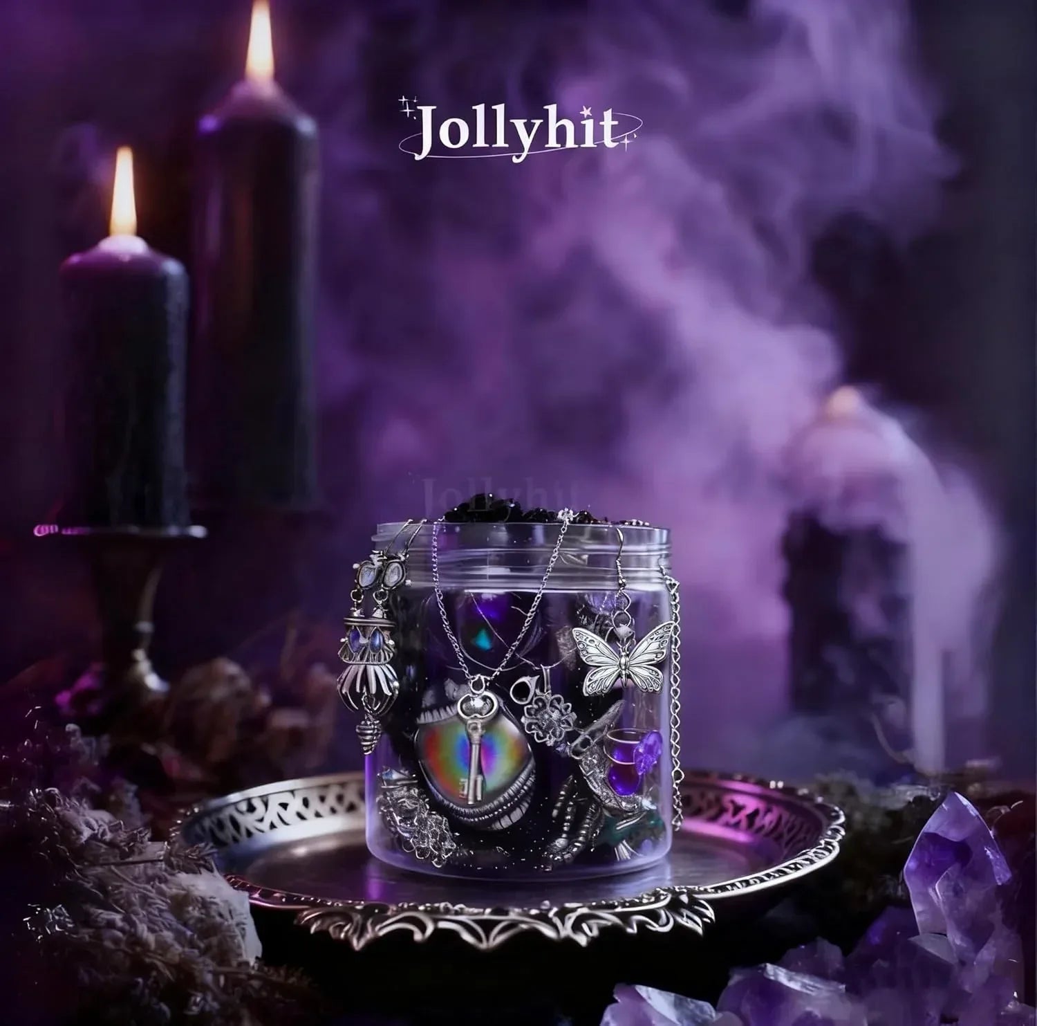 Gift-Ready Witchy Aesthetic Mystery Jewelry Jar, 30PCS Witchy Whimsical Costume Jewelry Set with Necklaces Earrings Rings and Bracelets, Unique Anniversary Birthday Friendship Valentine Gift - Handmade Lifestyle Shop