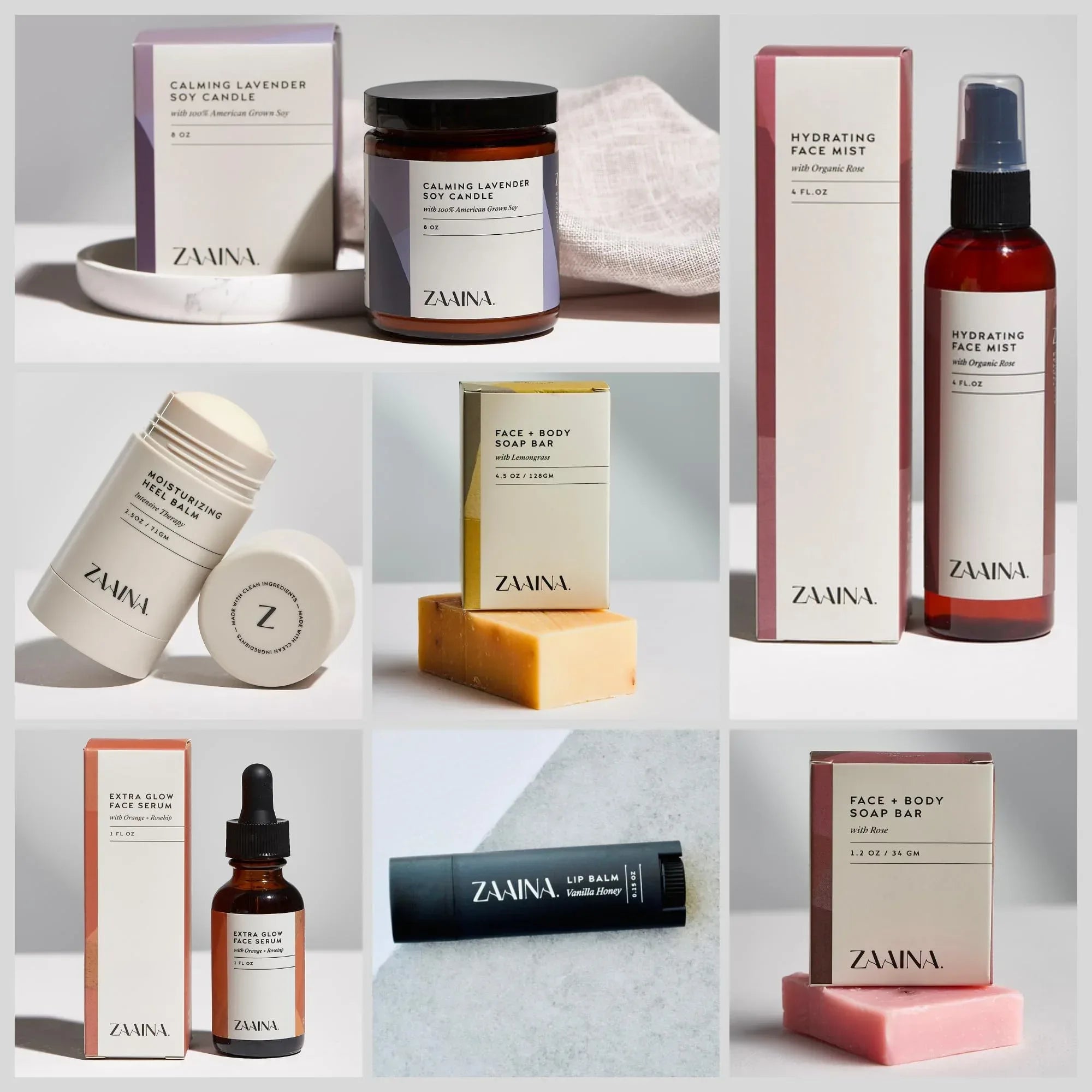 ZAAINA Spa Gift Set for Her - Luxury Valentine's Day Gifts for Women, Pampering At Home Bath and Body Relaxation Spa Package, Spa Gift Basket for Mom Wife Friend, Birthday Gifts for Women - Handmade Lifestyle Shop