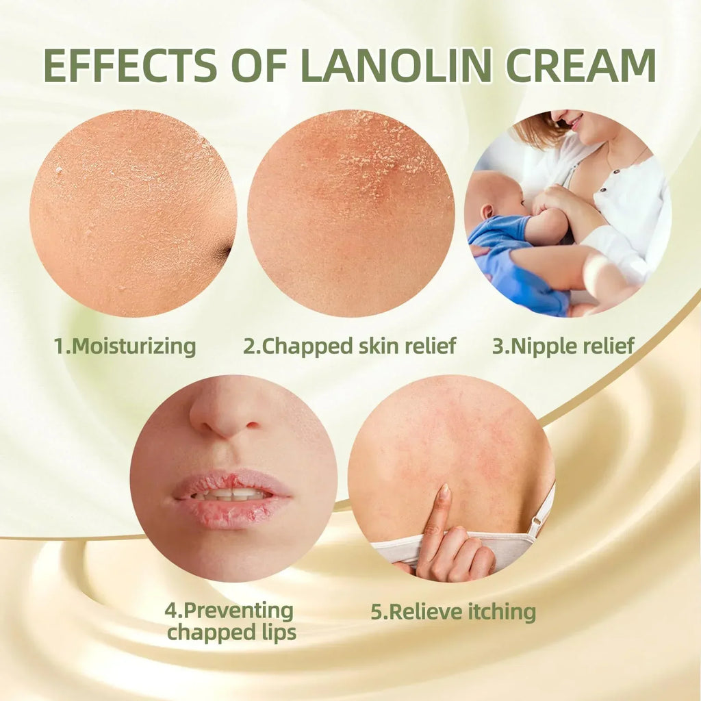 CHIALING Handmade Lanolin - 100% Pure Natural Australian Lanolin Cream - Made in USA - USP Grade Moisturizer for Dry/Cracked Skin, Nipple Discomfort, Lip Hydration & Eczema | Unscented, Additive-Free(3.5 oz) - Handmade Lifestyle Shop