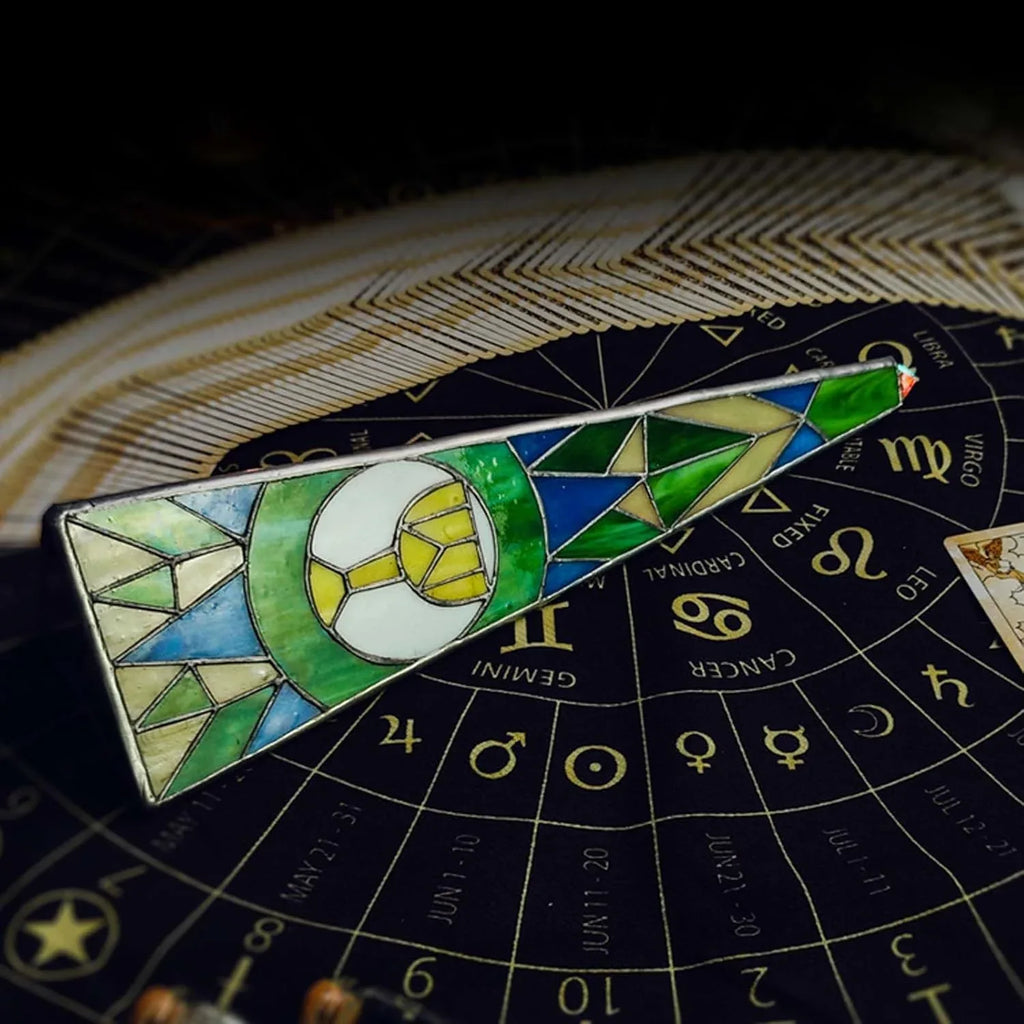 10" Aurora Kaleidoscope for Adults, Tiffany Stained Glass Handmade Adult Kaleidoscope with Gift Box,Anniversary Birthday Christmas New Year Valentine's Day Present Gift - Handmade Lifestyle Shop