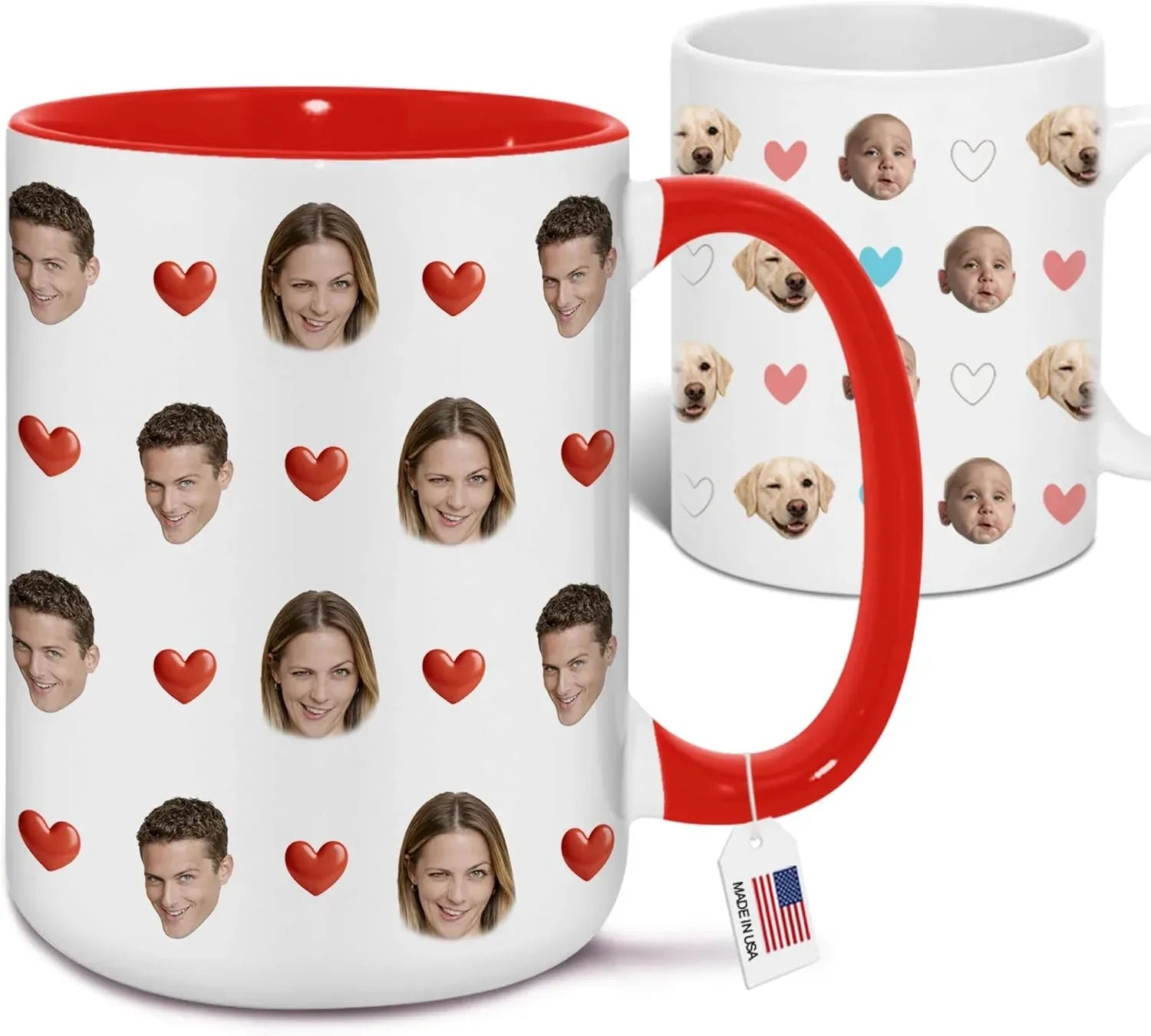 Custom Coffee Mug with Birth Flower & Name - 11oz Large Ceramic Personalized Coffee Cup for Women, Pretty Floral Tea Mugs Gift for Mom Wife Grandma Daughter Sister Coworker Best Friend Birthday - Handmade Lifestyle Shop