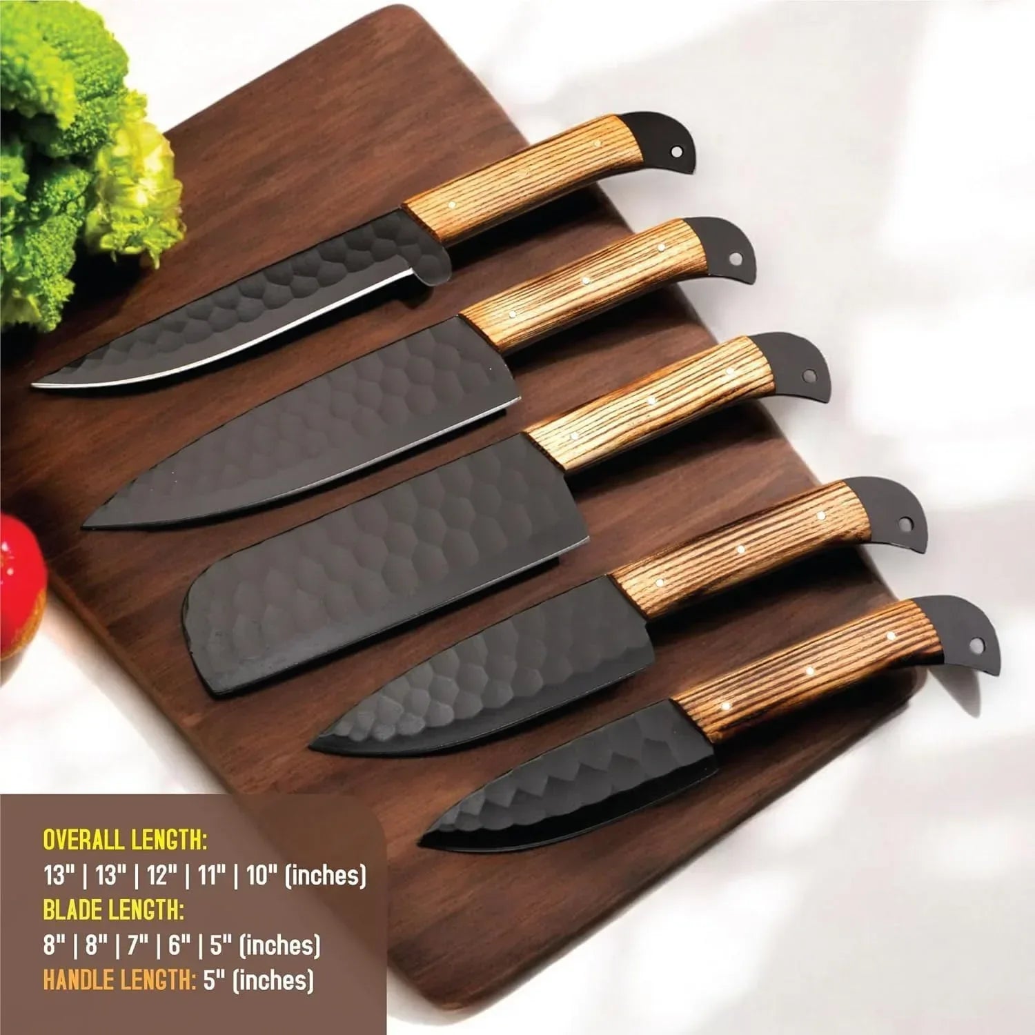 MDM Handmade kitchen appliances Viking Knife Set Viking Cutlery Set Viking knives Damascus Steel Kitchen Knife Set of 5pcs With sheath Chef knife set Chef Knives set, Kitchen Gadgets Mothers day gifts - Handmade Lifestyle Shop
