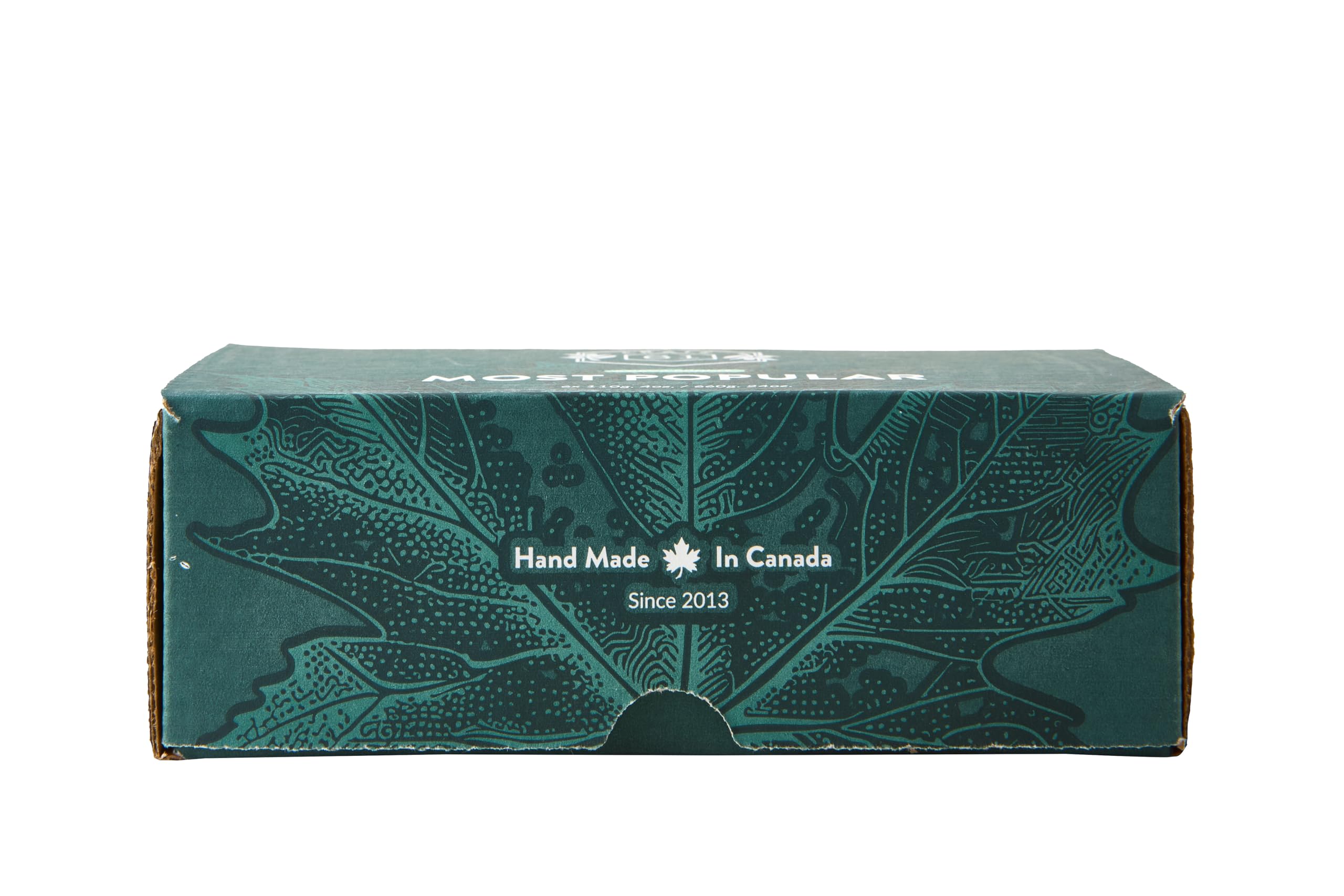 Crate 61 Organics, Handmade in Canada, Plant Based Cold Process Natural Bar Soap, With Premium Essential Oils, Dry Skin, Pack of 6 (For Him)