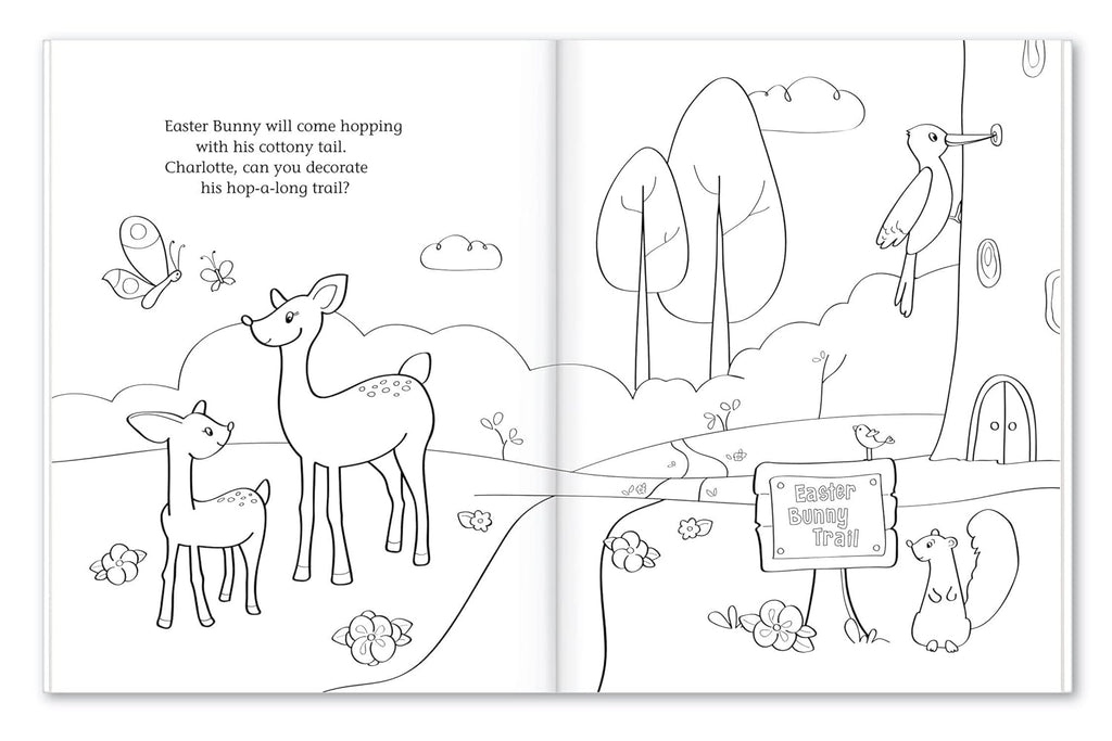 Personalized Coloring & Activity Book for Kids - I See Me! (Easter)