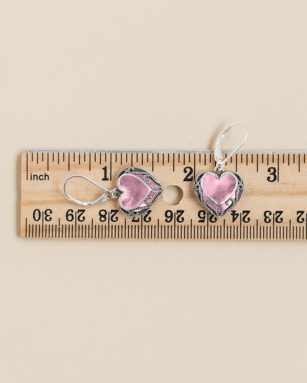 Bottled Up Designs Handmade Homespun Hearts Earrings, Recycled Vintage Glass, Sterling Silver, Eco Friendly, Made in USA, Mothers Day, Women, Anniversary