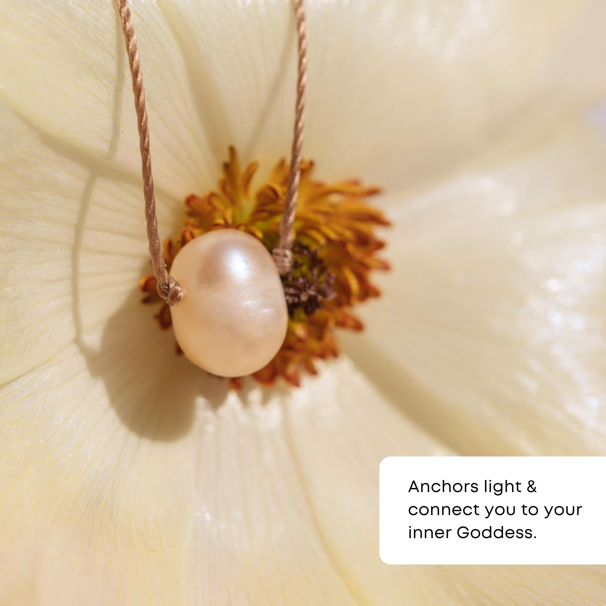 SoulKu Handcrafted Necklace, Empowerment Jewelry With Healing Crystal, Inspirational Jewelry For Women, Mom & Sister Gifts, 2" Extender With Lobster Clasp, 16" Nylon Cord