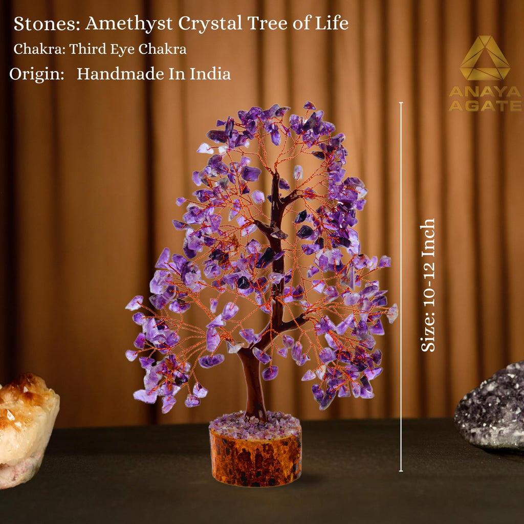 7 Chakra Healing Crystal Tree Kit, Bracelet, Pendant, Necklaces, Handmade Gemstone Money Bonsai Tree of Life Feng Shui Decor for Home Office, Positive Energy, Reiki Healing, for Women