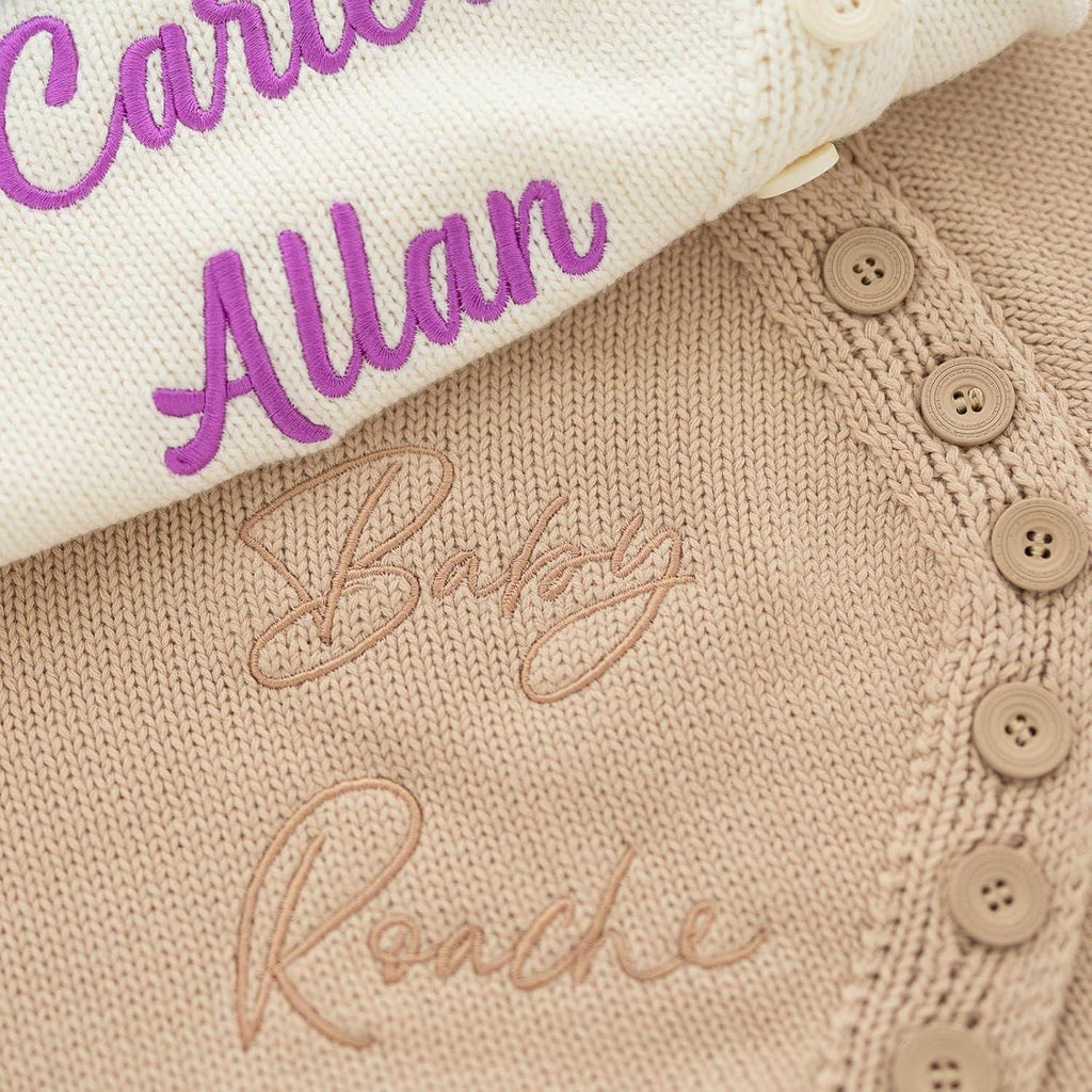 100% Cotton Baby Romper Set with Personalized Embroidery | Newborn Outfit (0-1M), 12 Colors | Soft, Comfortable & Perfect for Gifts - Handmade Lifestyle Shop