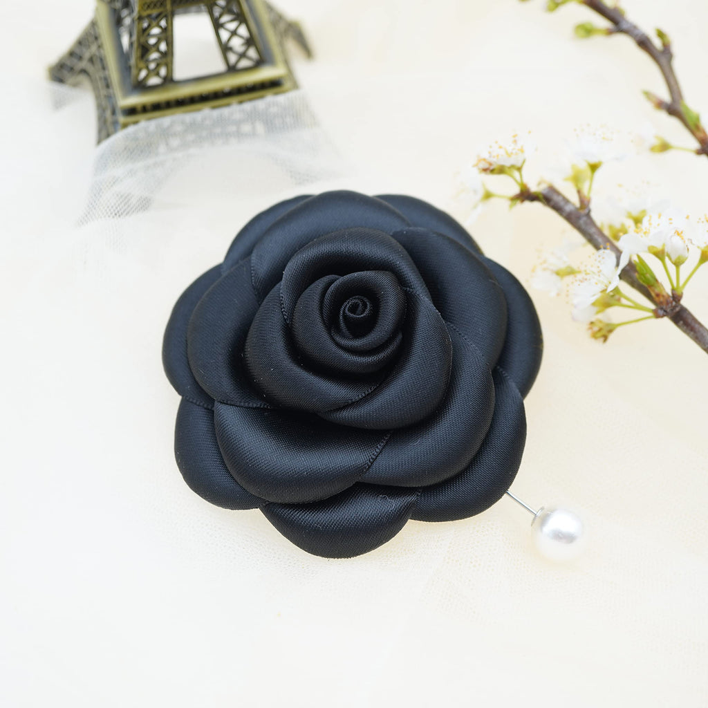 Silk Rose Flower Pin Brooch By NhanDo Handmade – COLOURFUL Floral Brooch Pin, Handmade Gift Ideas, Gift for her, Gift For Mom, Bridesmaid gift, valentines day gifts