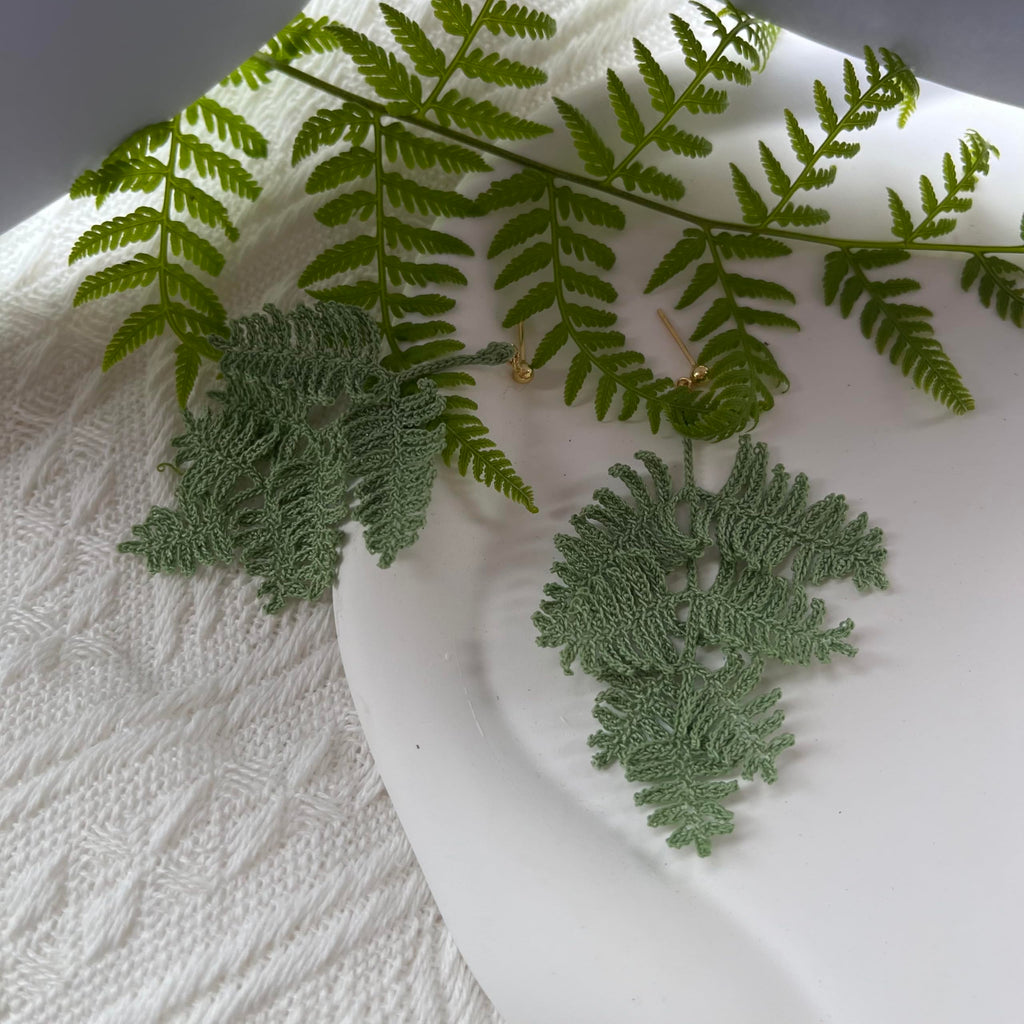 Crochet Flower Handmade Crochet Earring Drop Dangle Earring For Women Girls