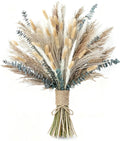 xin's convey 120 PCS Dried Pampas Grass, Dried Flowers, Reed Grass Bouquet for Bohemian Flowers Home Table Wedding Decoration, Rustic Farmhour.(Light Brown) - Handmade Lifestyle Shop