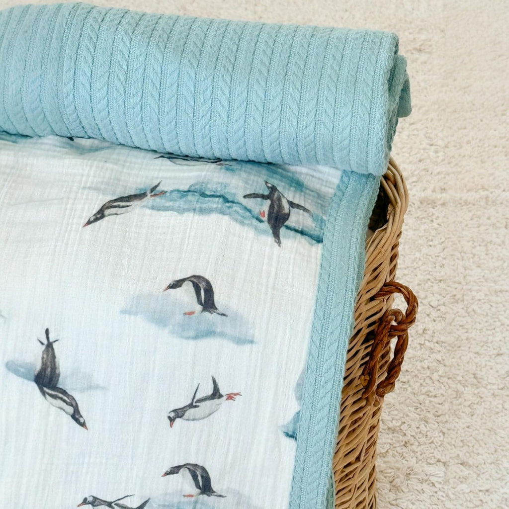 Mouliss Personalized Baby Blanket with Name – Handmade 100% Organic Cotton Newborn Gift | Custom Knit Blanket for Boys, Girls, Kids & Baby Showers