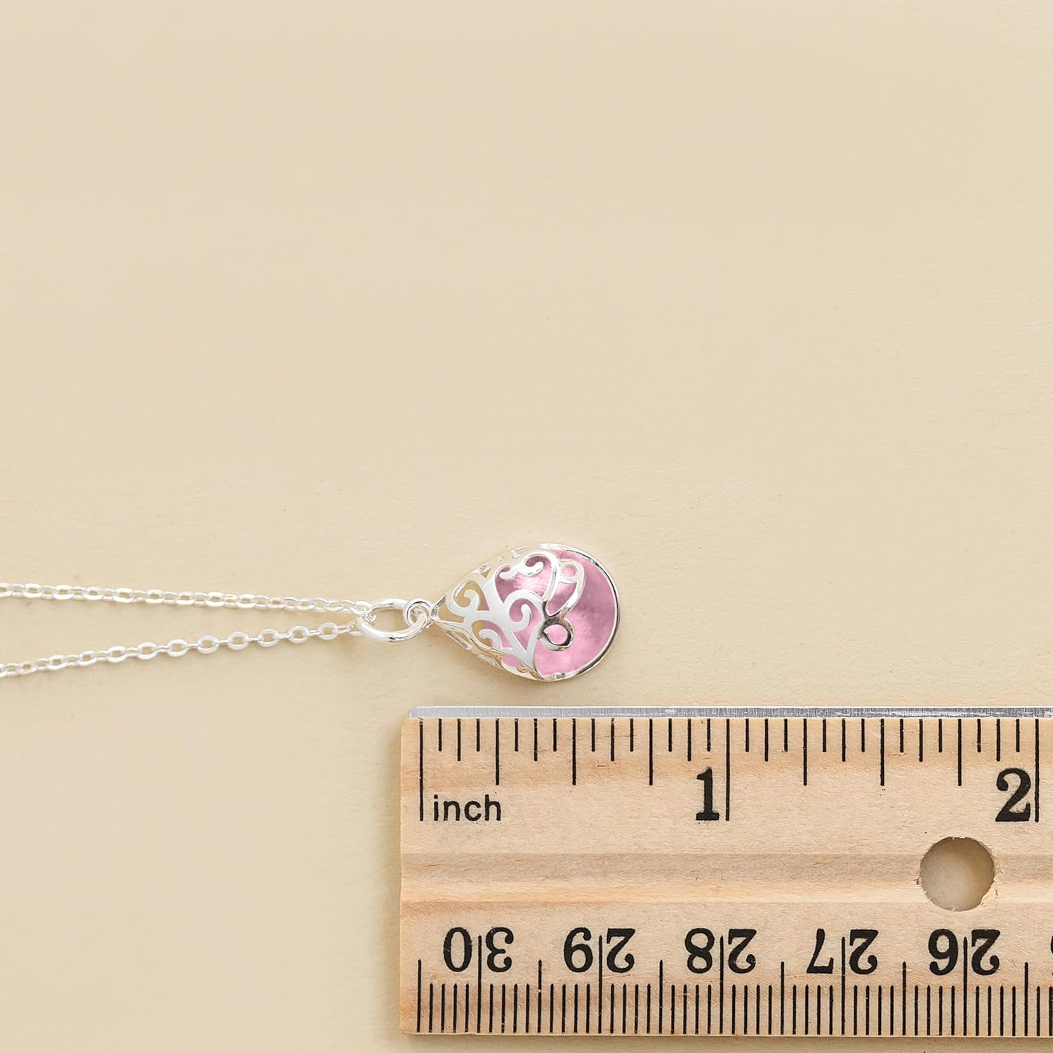 Bottled Up Designs Handmade Filigree Teardrop Necklace, Recycled Antique Glass, Sterling Silver, Eco Friendly, Made in USA, Birthday Gifts, Mothers Day, Women, Anniversary