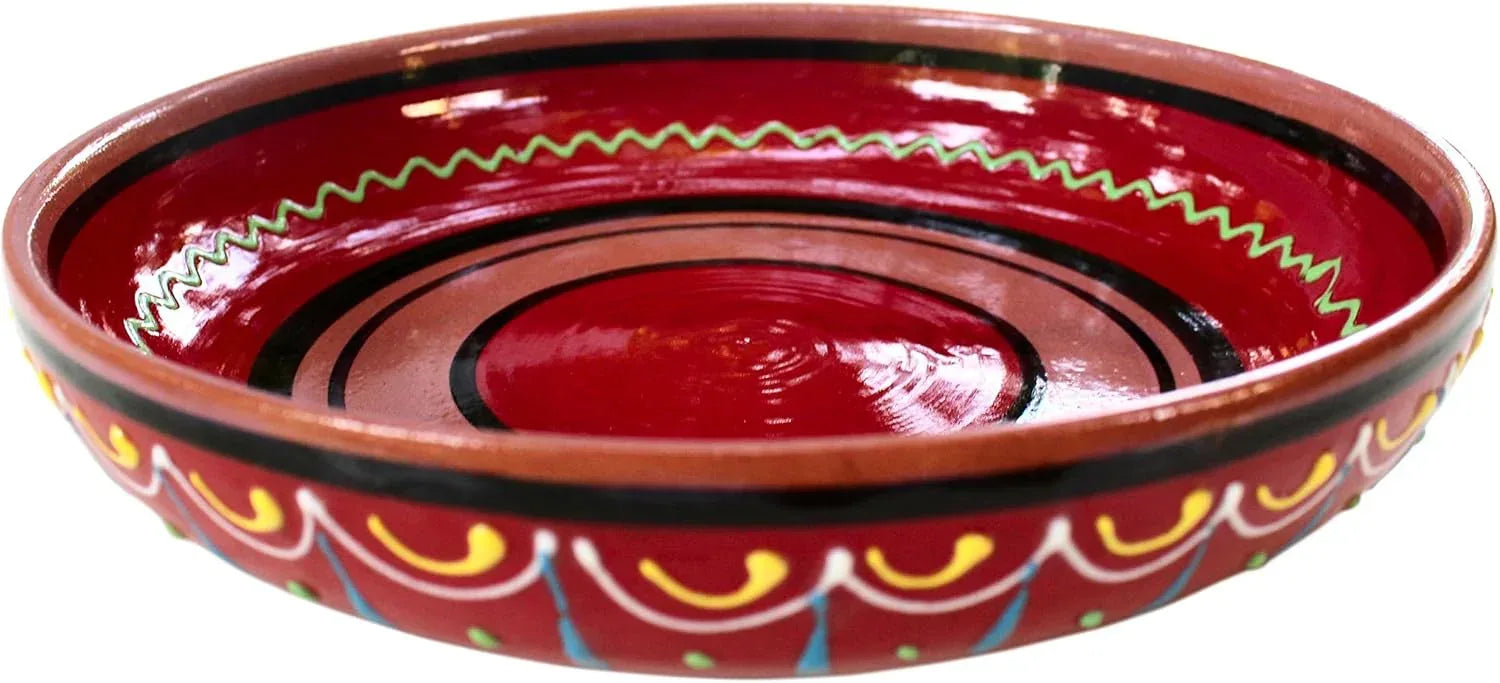 Cactus Canyon Ceramics Spanish Terracotta Small Serving Dish, Red - Handmade Lifestyle Shop