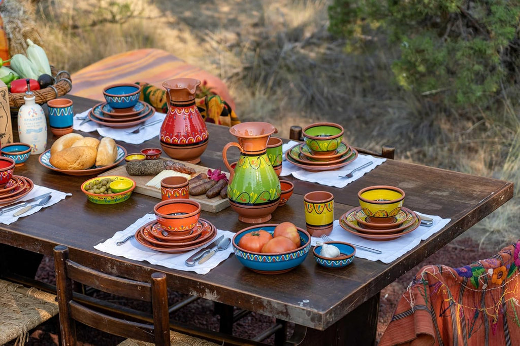 Cactus Canyon Ceramics Spanish Terracotta Small Serving Dish, Red
