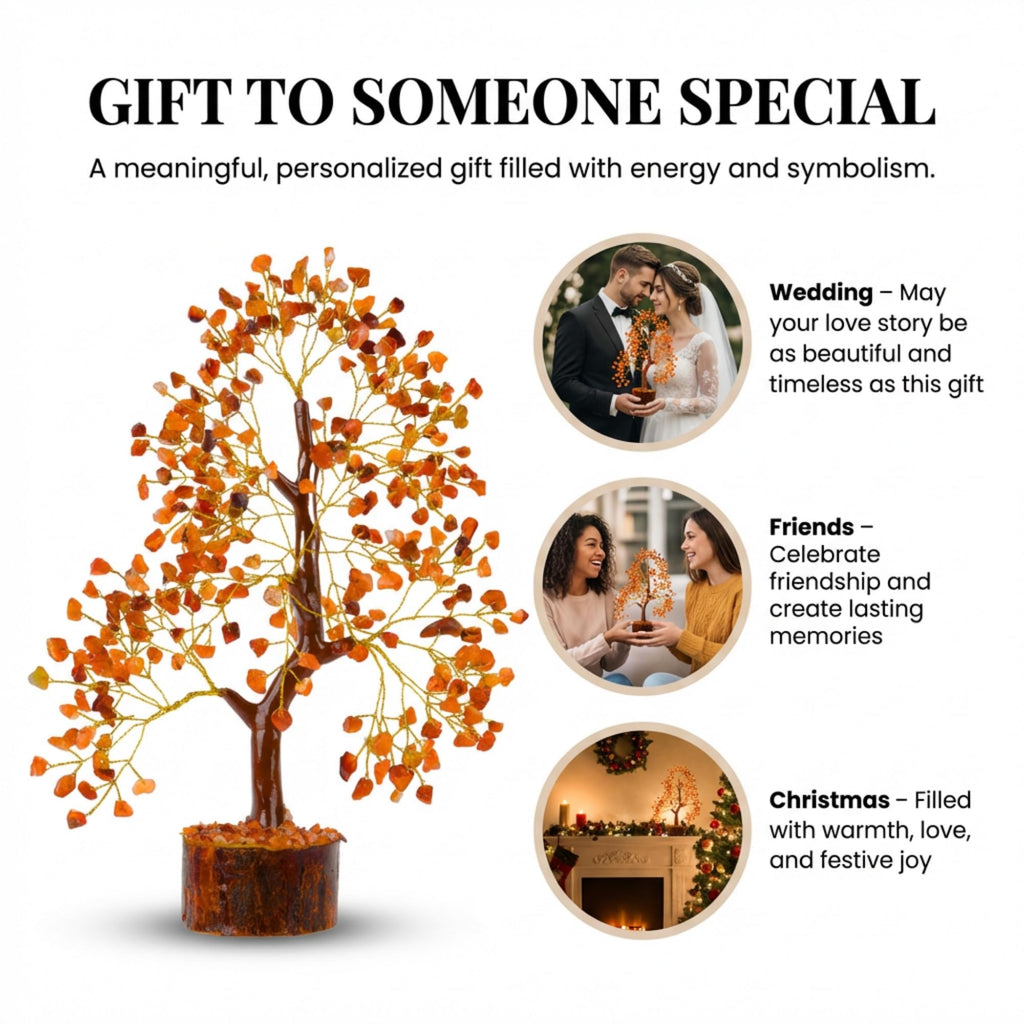 7 Chakra Healing Crystal Tree Kit, Bracelet, Pendant, Necklaces, Handmade Gemstone Money Bonsai Tree of Life Feng Shui Decor for Home Office, Positive Energy, Reiki Healing, for Women