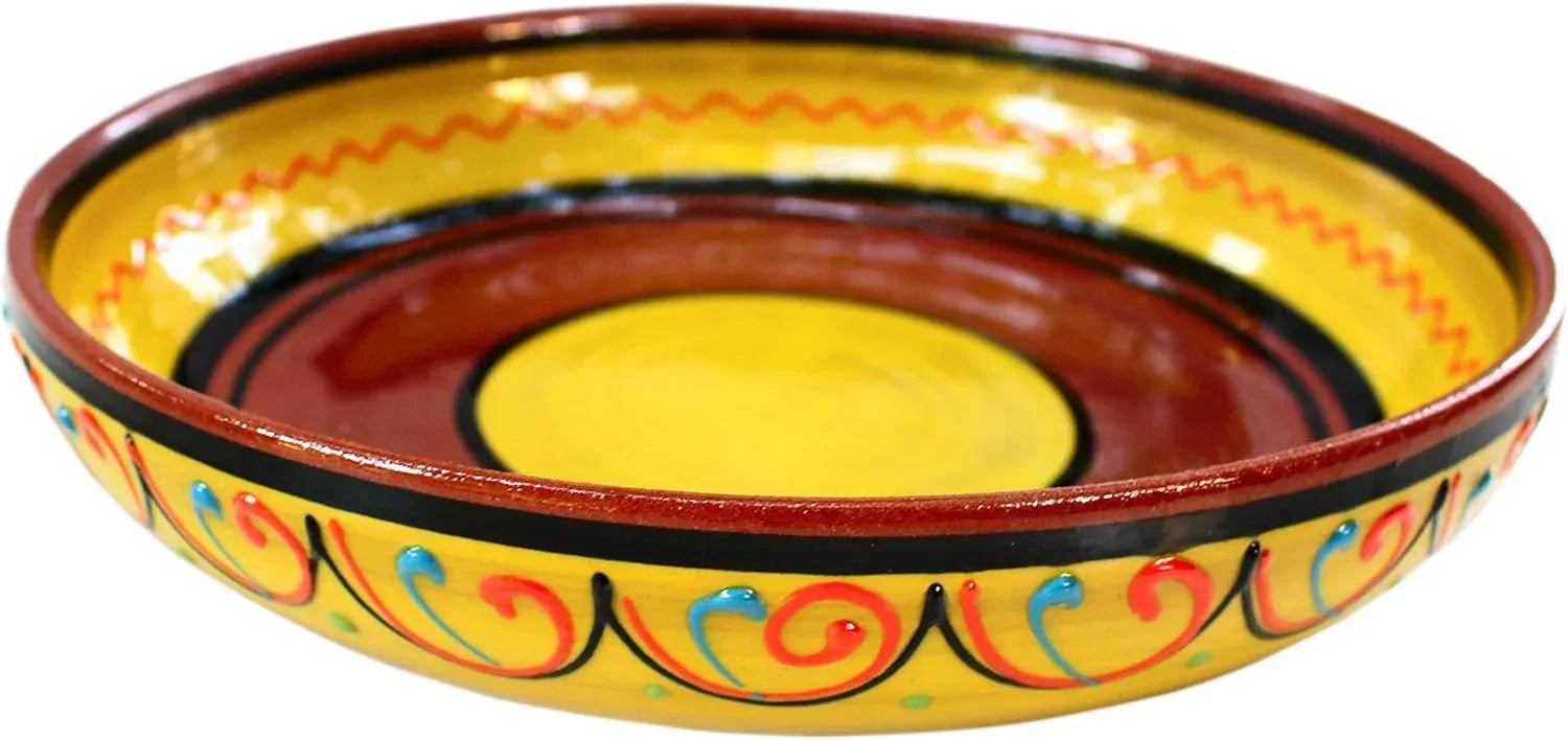 Cactus Canyon Ceramics Spanish Terracotta Small Serving Dish, Red - Handmade Lifestyle Shop