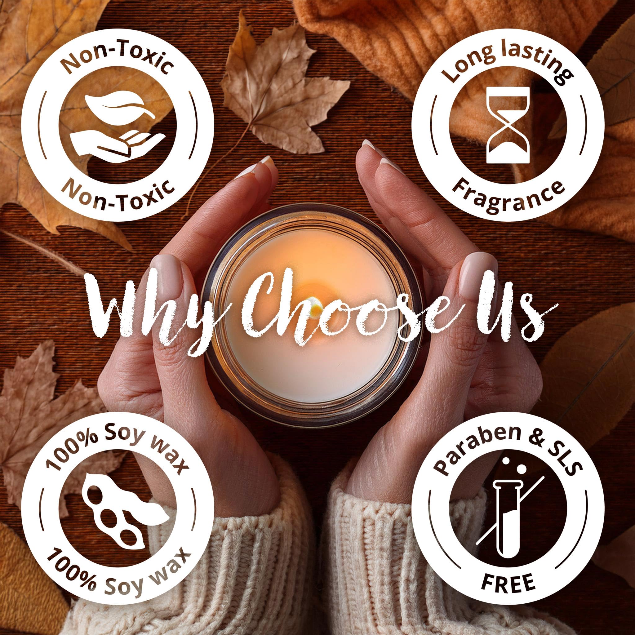 Wax & Wit Cinnamon Rolls Fall Candles for Home Scented – Cinnamon and Buttercream Frosting – Perfect Home Décor Gifts for Autumn, Holiday, Christmas, Winter - 9oz, Soy Wax, 50 Hour Burn