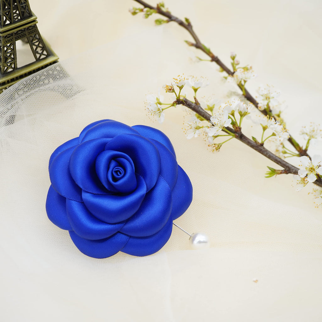 Silk Rose Flower Pin Brooch By NhanDo Handmade – COLOURFUL Floral Brooch Pin, Handmade Gift Ideas, Gift for her, Gift For Mom, Bridesmaid gift, valentines day gifts