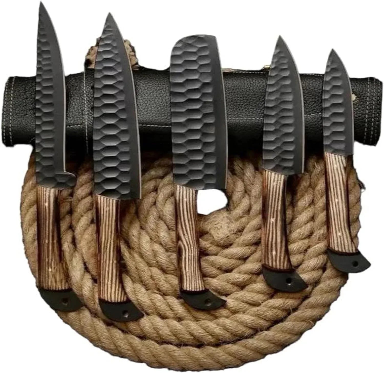 MDM Handmade kitchen appliances Viking Knife Set Viking Cutlery Set Viking knives Damascus Steel Kitchen Knife Set of 5pcs With sheath Chef knife set Chef Knives set, Kitchen Gadgets Mothers day gifts - Handmade Lifestyle Shop