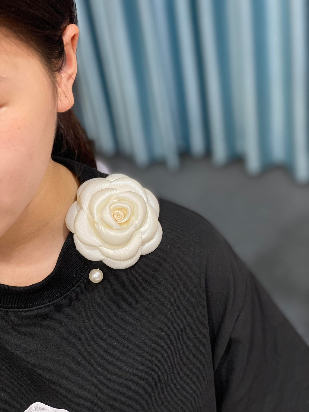 Silk Rose Flower Pin Brooch By NhanDo Handmade – COLOURFUL Floral Brooch Pin, Handmade Gift Ideas, Gift for her, Gift For Mom, Bridesmaid gift, valentines day gifts