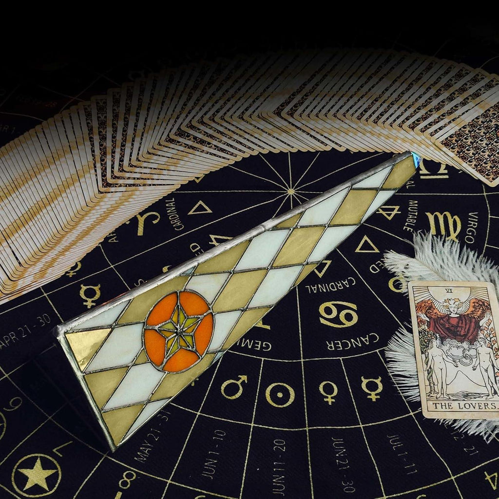 10" Aurora Kaleidoscope for Adults, Tiffany Stained Glass Handmade Adult Kaleidoscope with Gift Box,Anniversary Birthday Christmas New Year Valentine's Day Present Gift - Handmade Lifestyle Shop