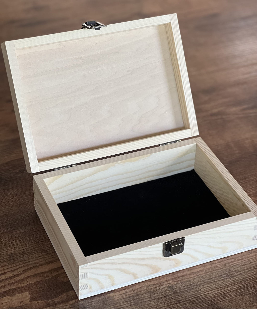 Dark Walnut Wooden Keepsake Box Our Adventures - 8.5x6x3in, Ideal for 5th Anniversary, Elegant Memory Box for Couples, Travel-Themed Storage