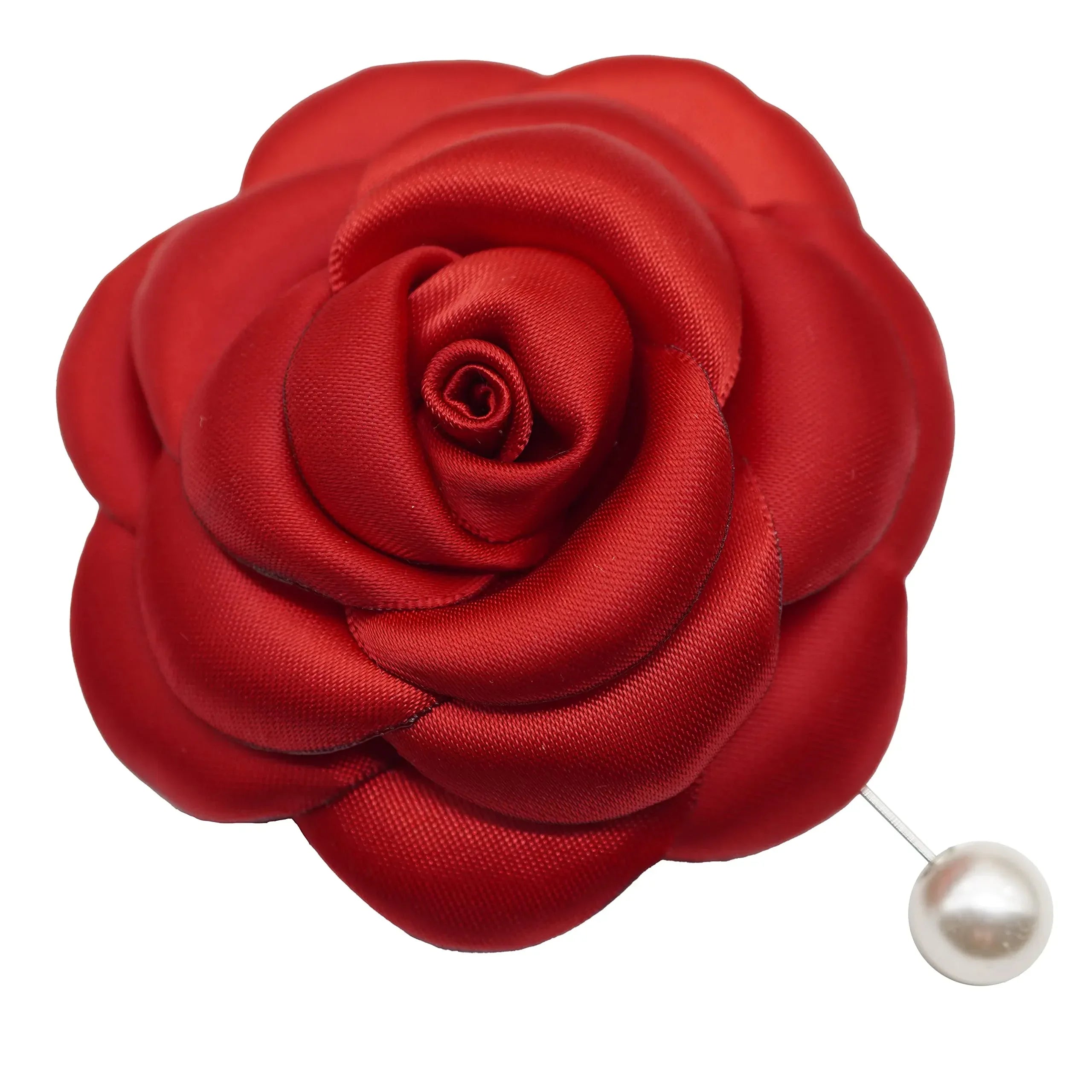 Silk Rose Flower Pin Brooch By NhanDo Handmade – COLOURFUL Floral Brooch Pin, Handmade Gift Ideas, Gift for her, Gift For Mom, Bridesmaid gift, valentines day gifts - Handmade Lifestyle Shop