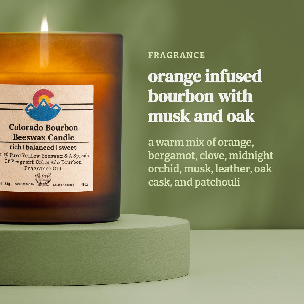 Berries Organic Beeswax Candle | 2 Ingredients | 100% Pure Beeswax Candles, Non Toxic, Natural, Organic Candles, Beeswax Candles Scented, Non Toxic Candles, 80 Hour, 10oz