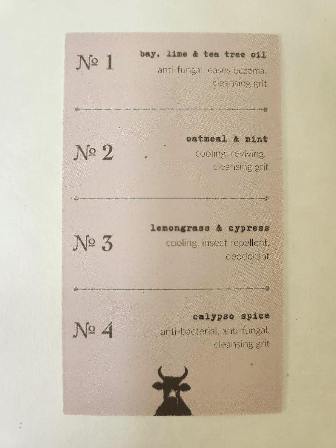 fat & ash Beef Tallow Soap Bar (4 Pack) - VERY SIMPLE INGREDIENTS - Organic and Moisturizing - Handmade in USA - Family Recipe - Long-Lasting, All-Natural, For Dry Skin - Handmade Lifestyle Shop