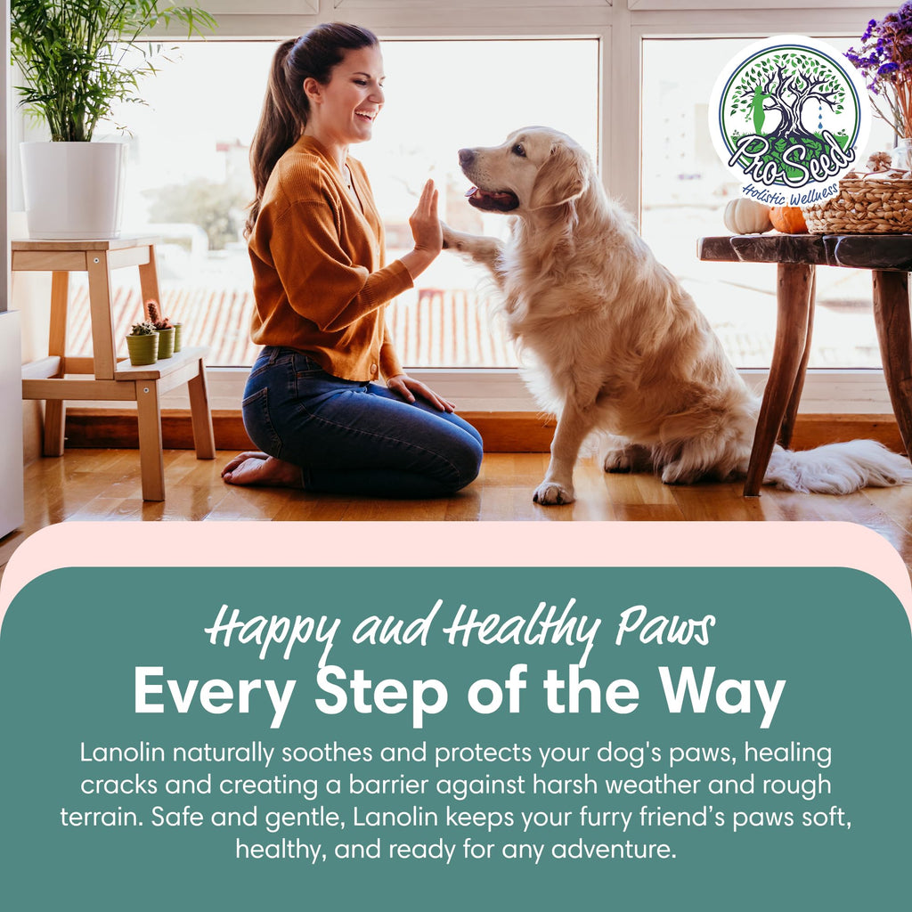 100% Pure Lanolin, Handmade in USA, Unrefined Balm, Dry & Itchy Skin, Cracked Lips, Breastfeeding, Nipple Cream, Baby Care, Moisture-Rich, Nursing Essentials & Petroleum-Free, for Hands, Face & Body