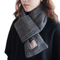 Harris Tweed Tartan Wool Neck Warmer for Women and Men, Handmade Soft Scarf with Plush Lining, Warm Winter Gift - Handmade Lifestyle Shop