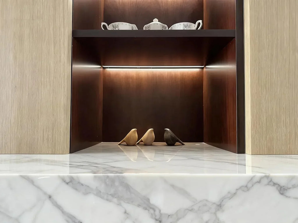 Natural Wood Bird Trio 4.1”L Set of 3 – Small Bird Sculptures & Animal Statues, Hand-Finished Modern Coffee Table Shelf Decor, Gift-Ready (3, Mixed) - Handmade Lifestyle Shop