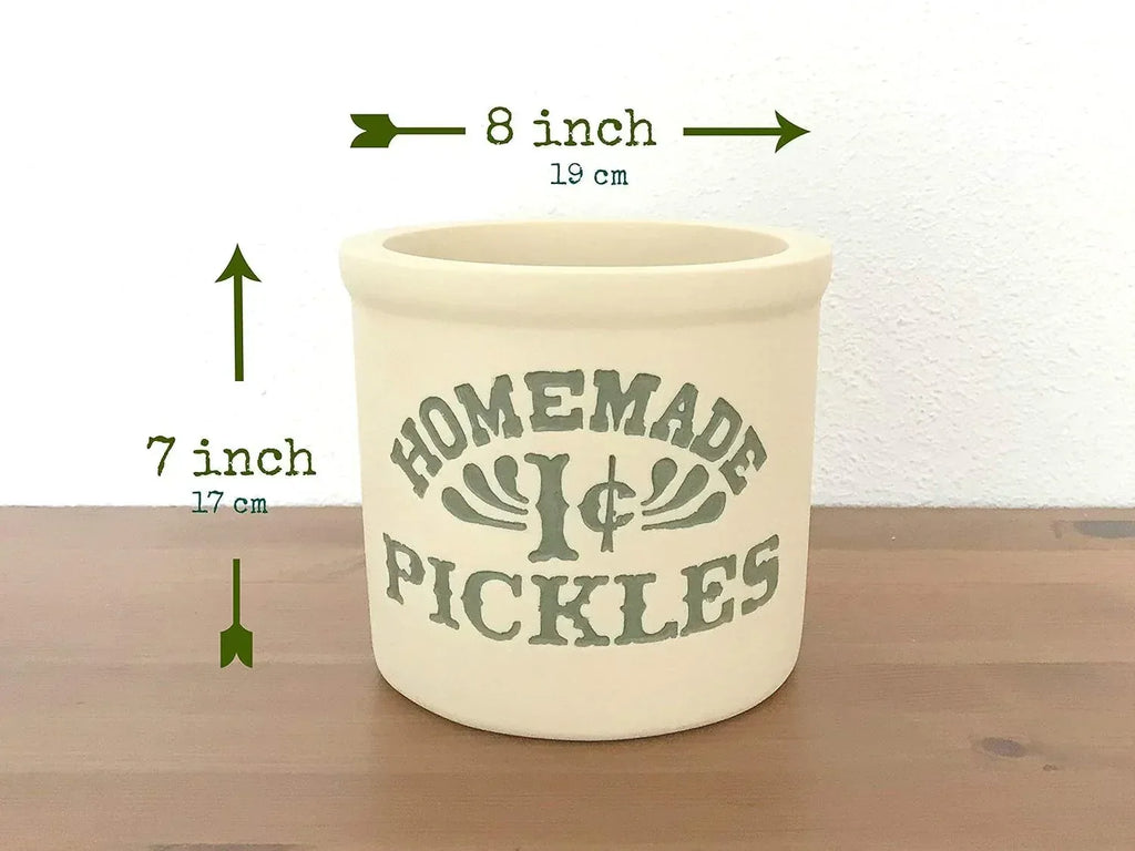 Handmade with Love by Fatima. Utensils holder in Monica’s kitchen. Homemade 1 cent Pickles Jar. Housewarming Gift. Great present for your friends. Totally Handmade. - Handmade Lifestyle Shop
