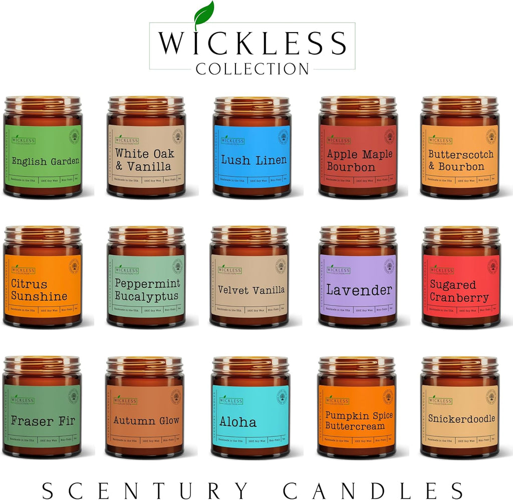 Wickless Vanilla Candles for Candle Warmer Lamp, Many Scents to Choose, 100% Non-Toxic Soy Wax, Scented Candle Melts for Warming Plate, Handmade in The USA (Velvet Vanilla)