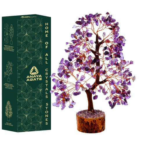 7 Chakra Healing Crystal Tree Kit, Bracelet, Pendant, Necklaces, Handmade Gemstone Money Bonsai Tree of Life Feng Shui Decor for Home Office, Positive Energy, Reiki Healing, for Women - Handmade Lifestyle Shop