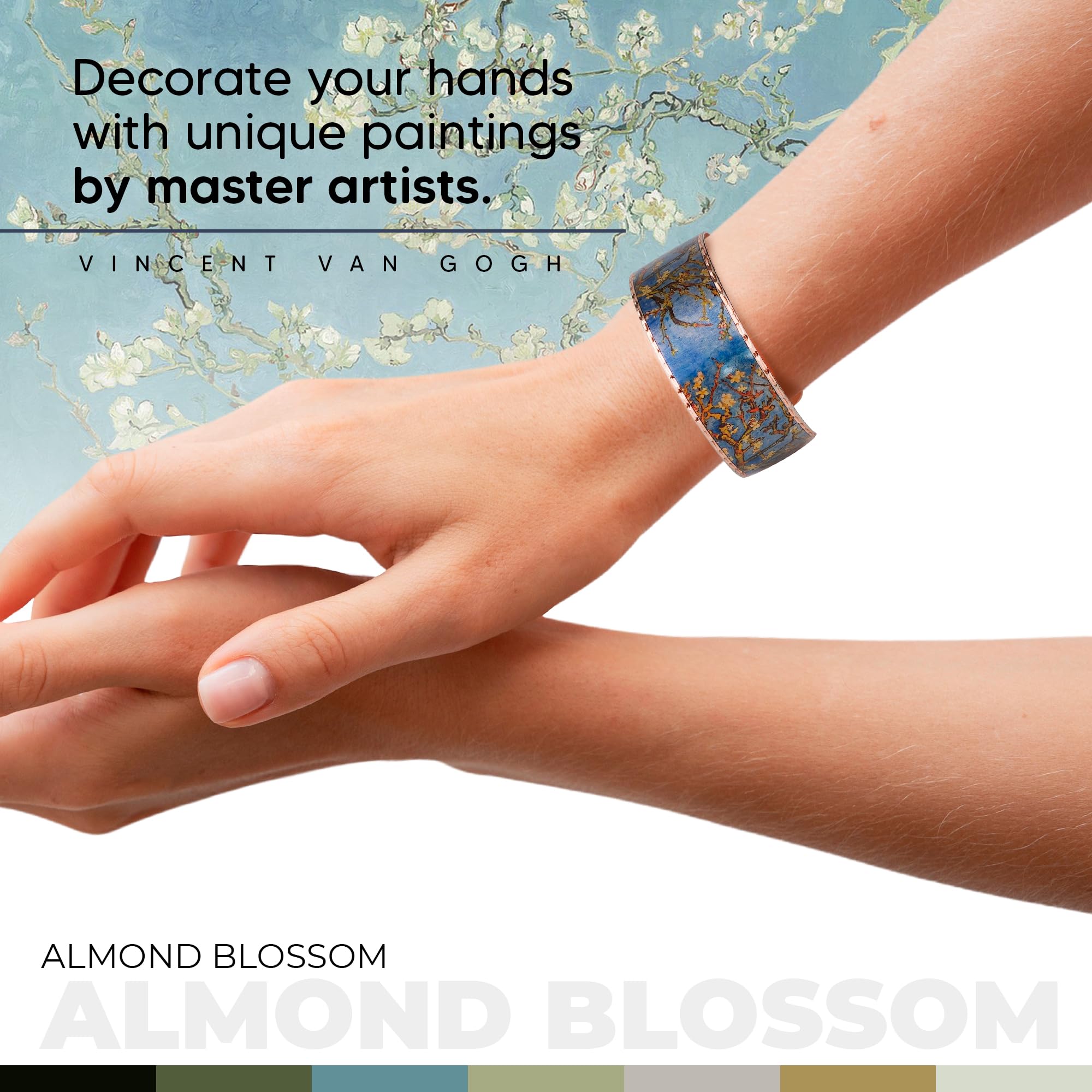 Moreni Copper Bracelet for Women with Wooden Gift Box – Art-Inspired Elegant & Timeless Handmade Jewelry Gift