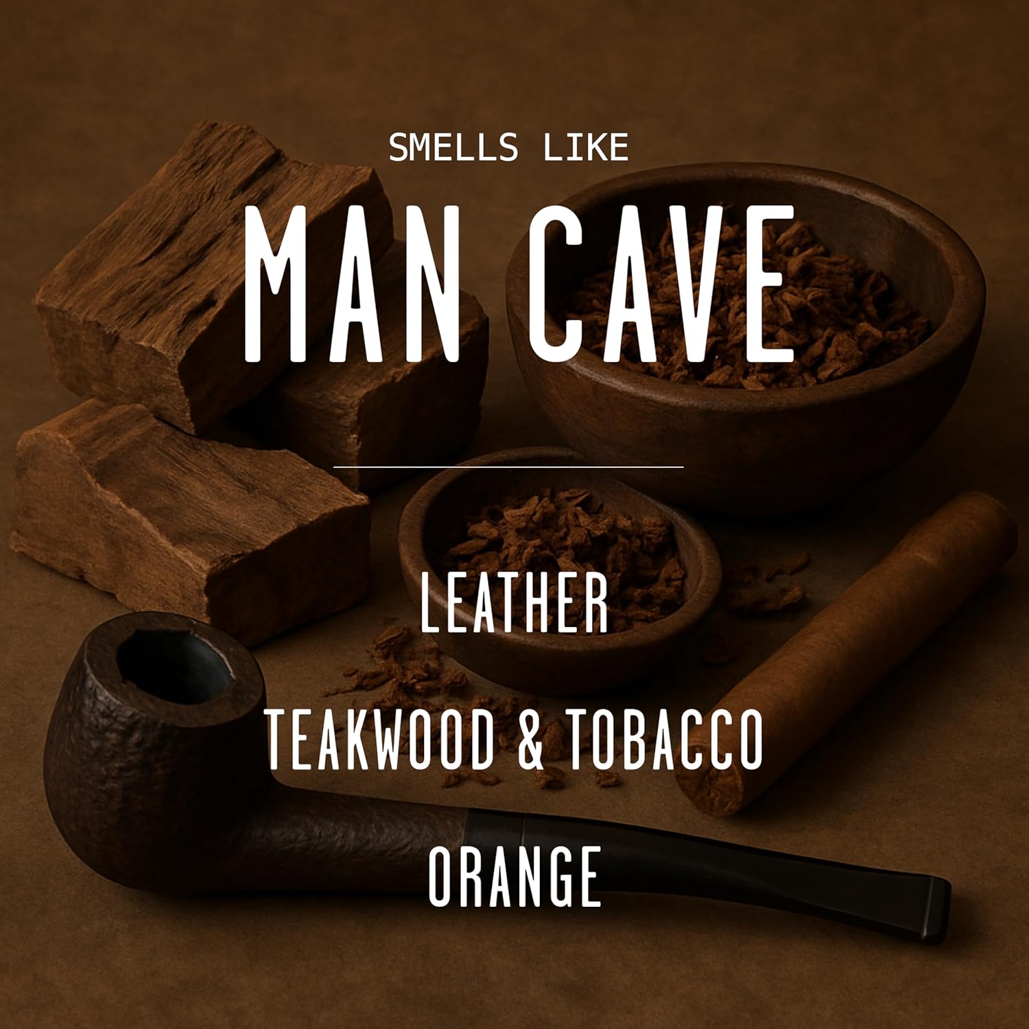 Smoked Vanilla Whiskey Candle - Scented Black Candles for Men or Women - Bourbon, Tobacco & Caramel Soy Wax Mens Candle - Infused w/Essential Oils | Long 50Hr Burn,9oz I Non Toxic I Made in USA