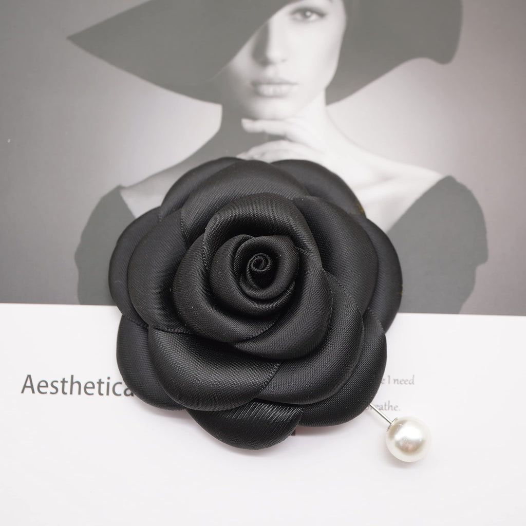 Silk Rose Flower Pin Brooch By NhanDo Handmade – COLOURFUL Floral Brooch Pin, Handmade Gift Ideas, Gift for her, Gift For Mom, Bridesmaid gift, valentines day gifts