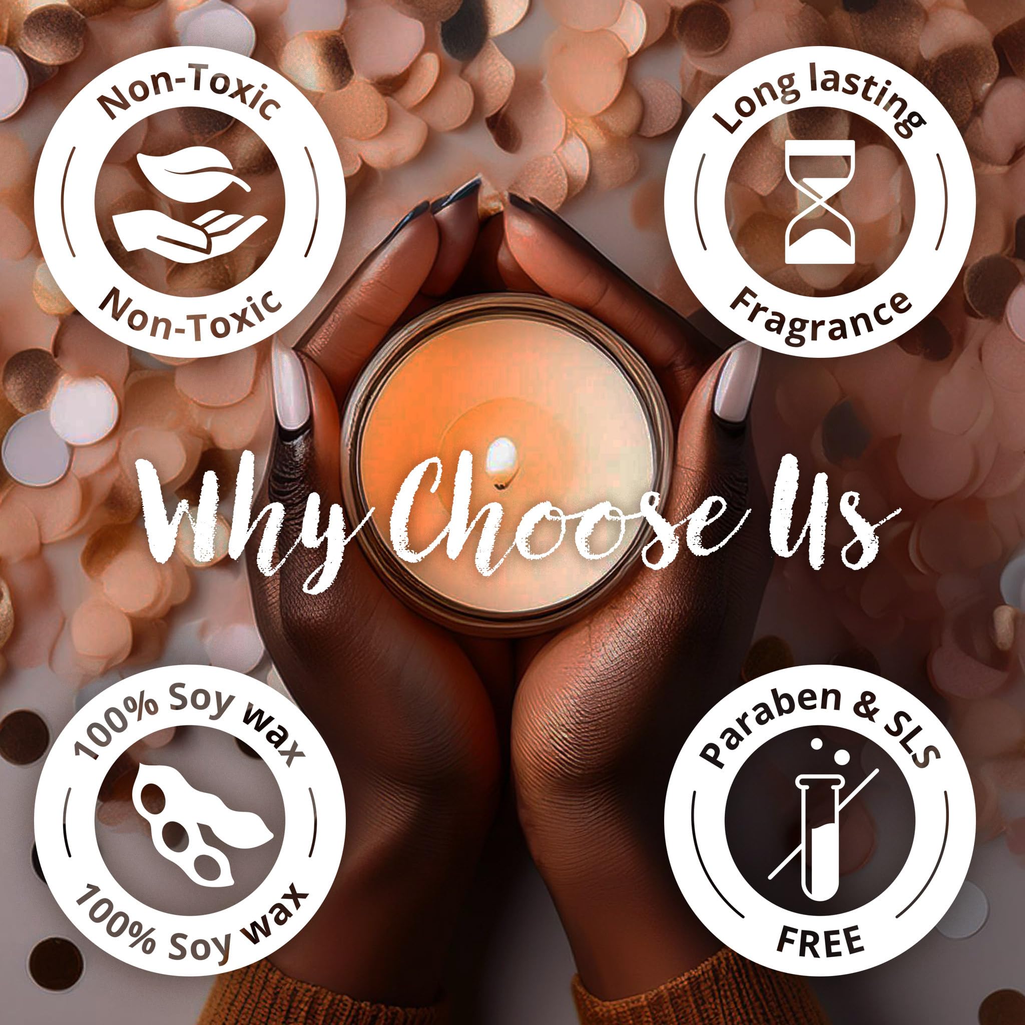 Wax & Wit Cinnamon Rolls Fall Candles for Home Scented – Cinnamon and Buttercream Frosting – Perfect Home Décor Gifts for Autumn, Holiday, Christmas, Winter - 9oz, Soy Wax, 50 Hour Burn