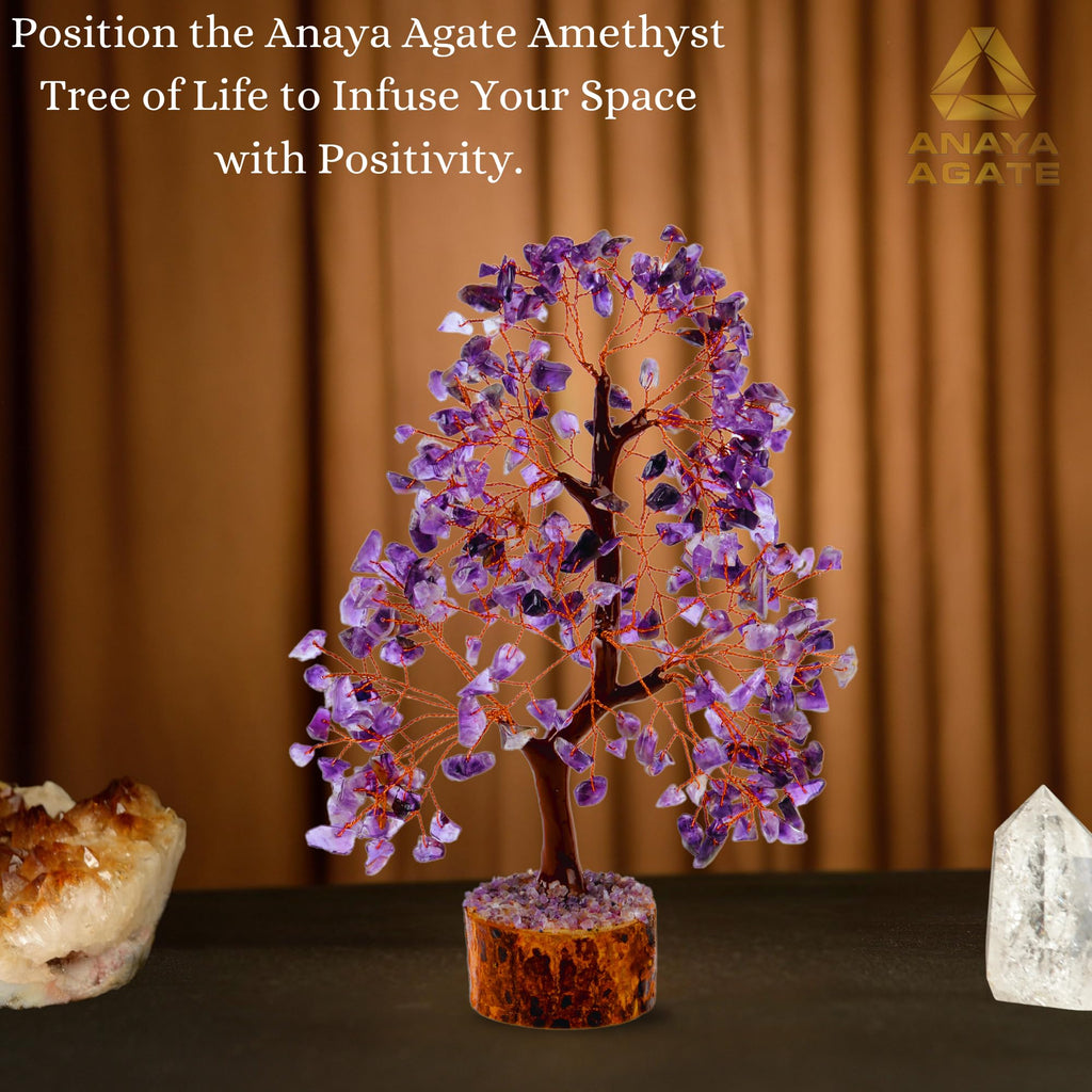 7 Chakra Healing Crystal Tree Kit, Bracelet, Pendant, Necklaces, Handmade Gemstone Money Bonsai Tree of Life Feng Shui Decor for Home Office, Positive Energy, Reiki Healing, for Women